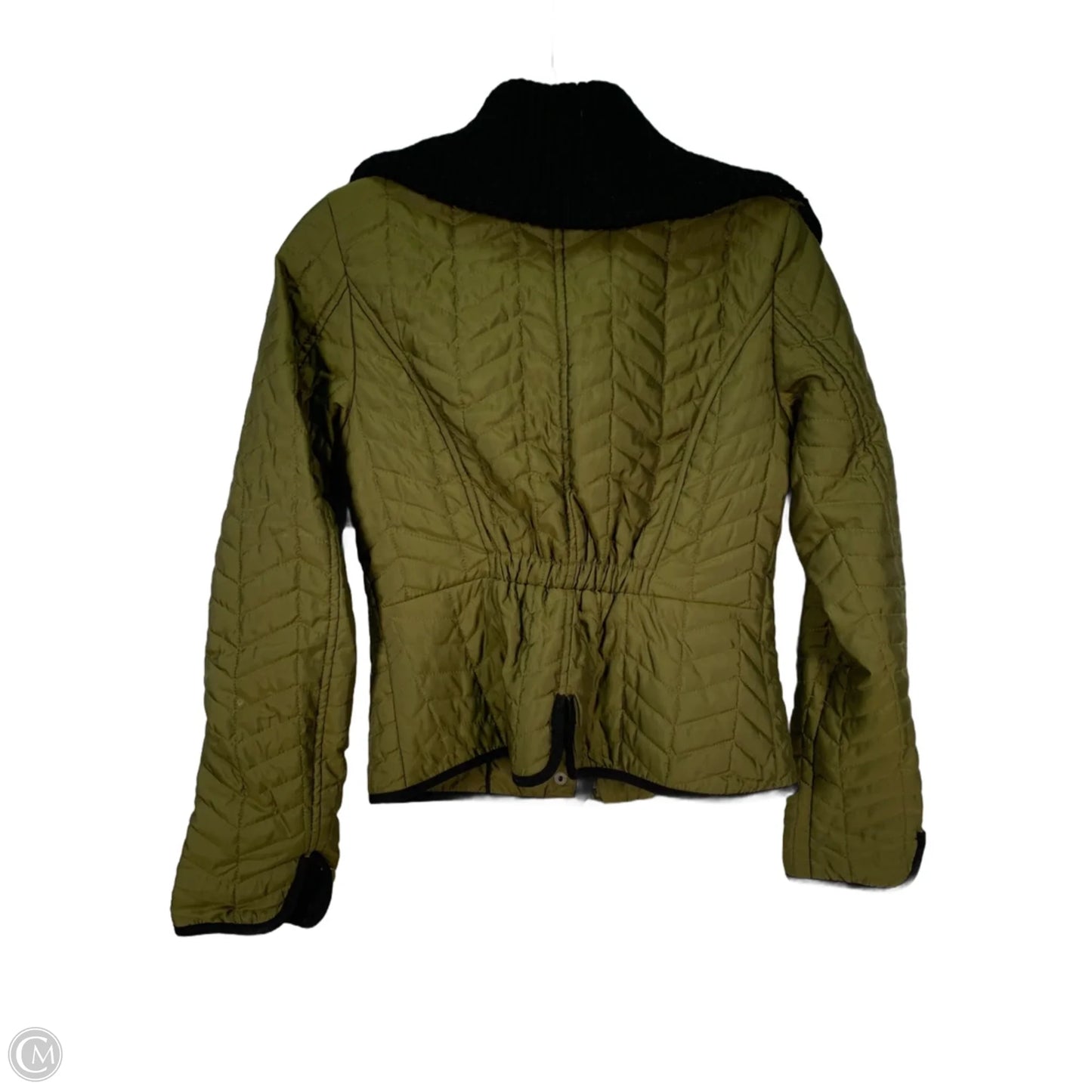 Jacket Puffer & Quilted By Clothes Mentor In Black & Green, Size: Xs