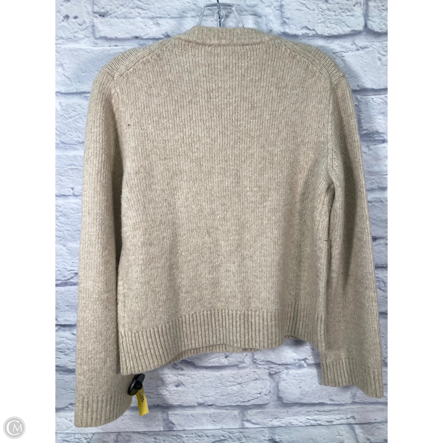 Sweater Cardigan By Abercrombie And Fitch In Tan, Size: S