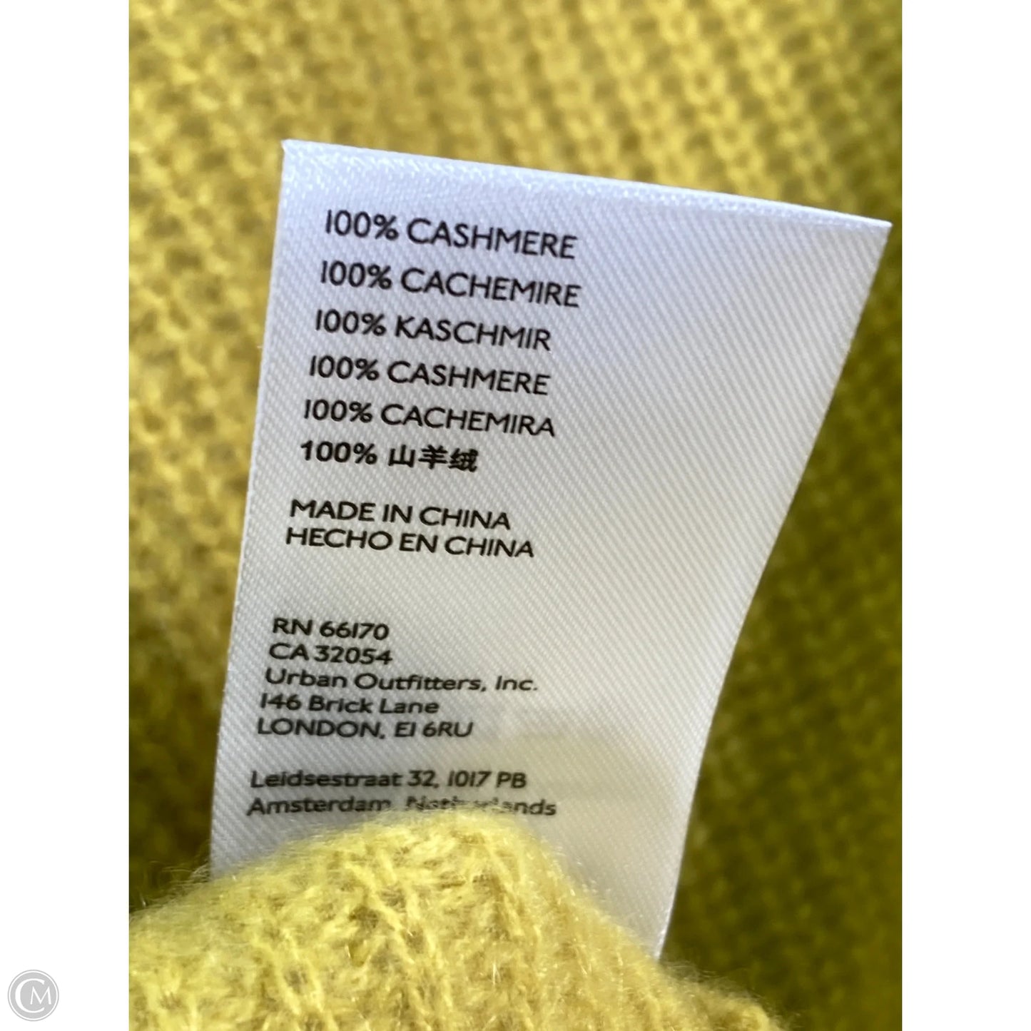 Vest Sweater By Anthropologie In Yellow, Size: S