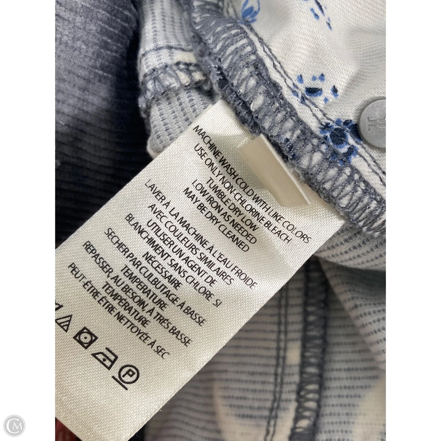 Pants Corduroy By Pilcro In Grey & Tan, Size: 6