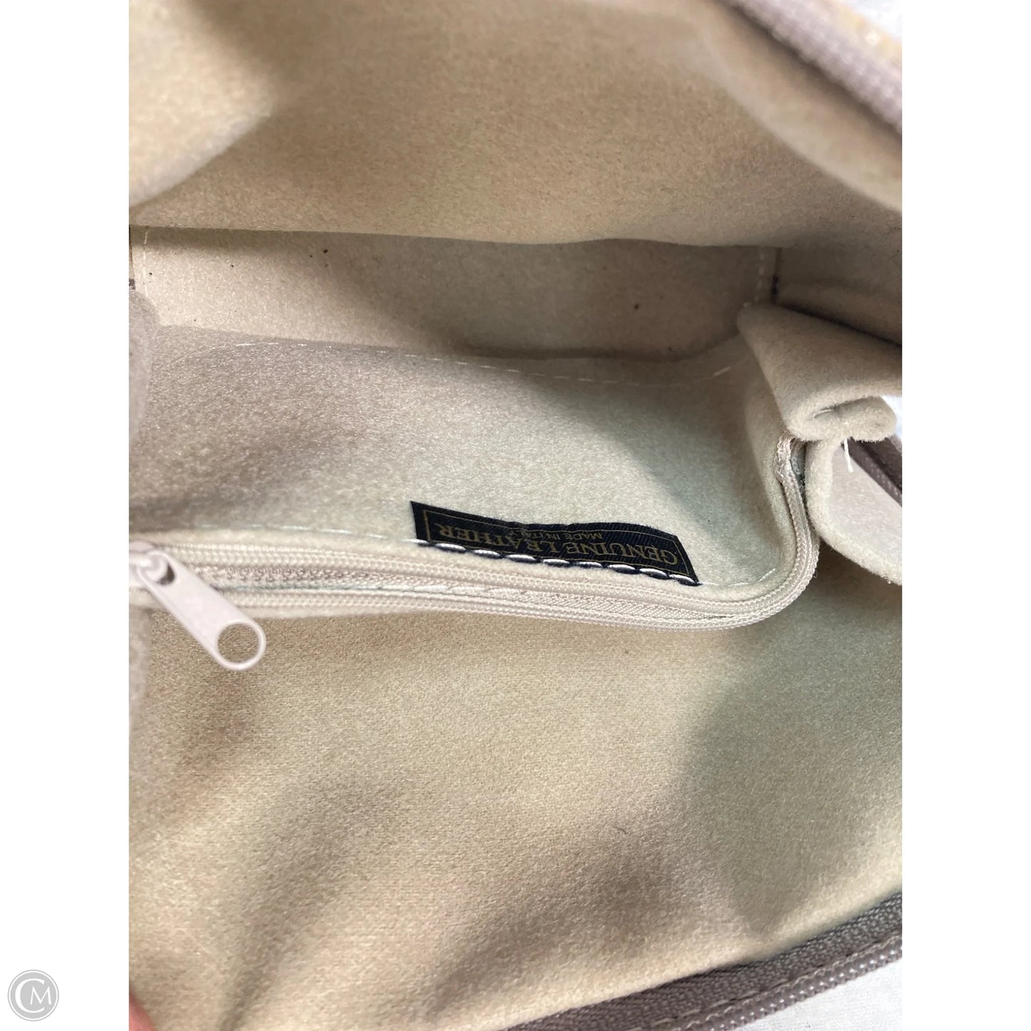 Crossbody Leather By Clothes Mentor, Size: Medium