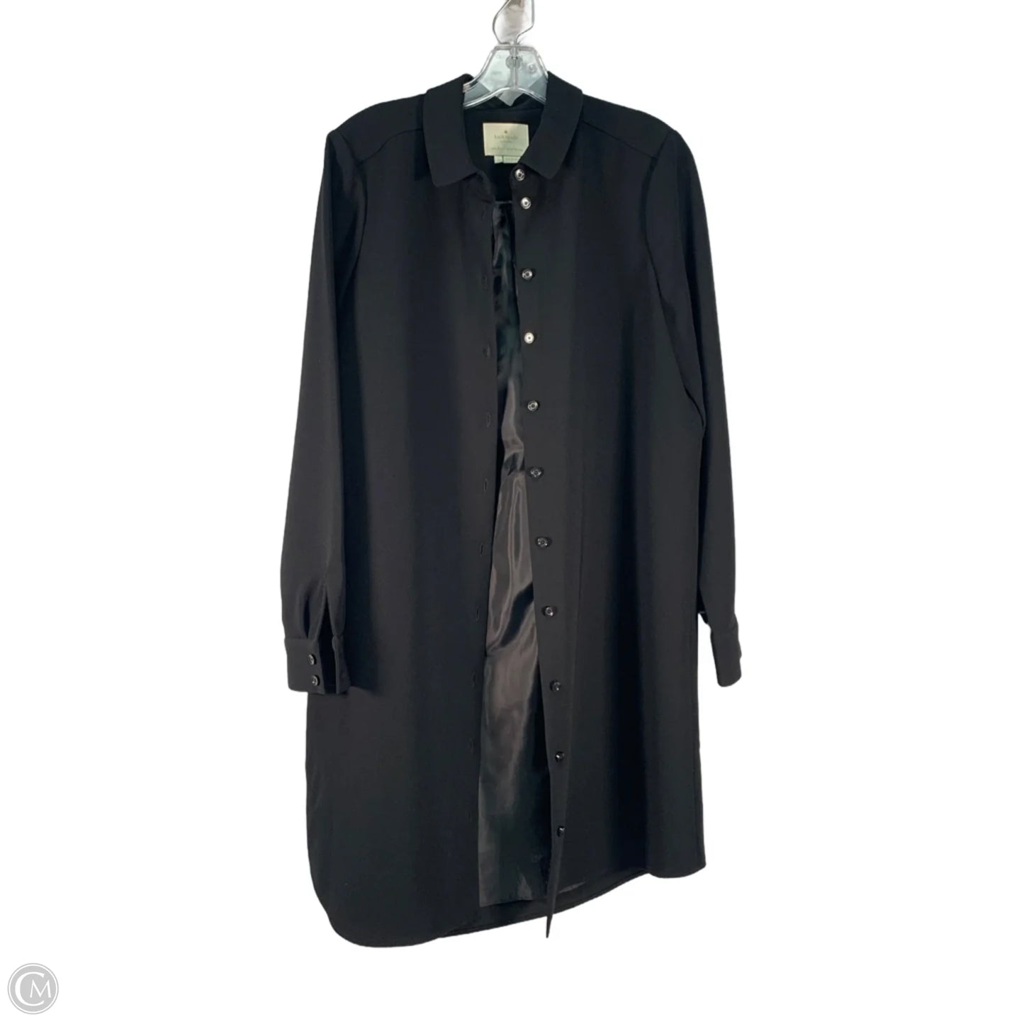 Coat Designer By Kate Spade In Black & Brown, Size: L