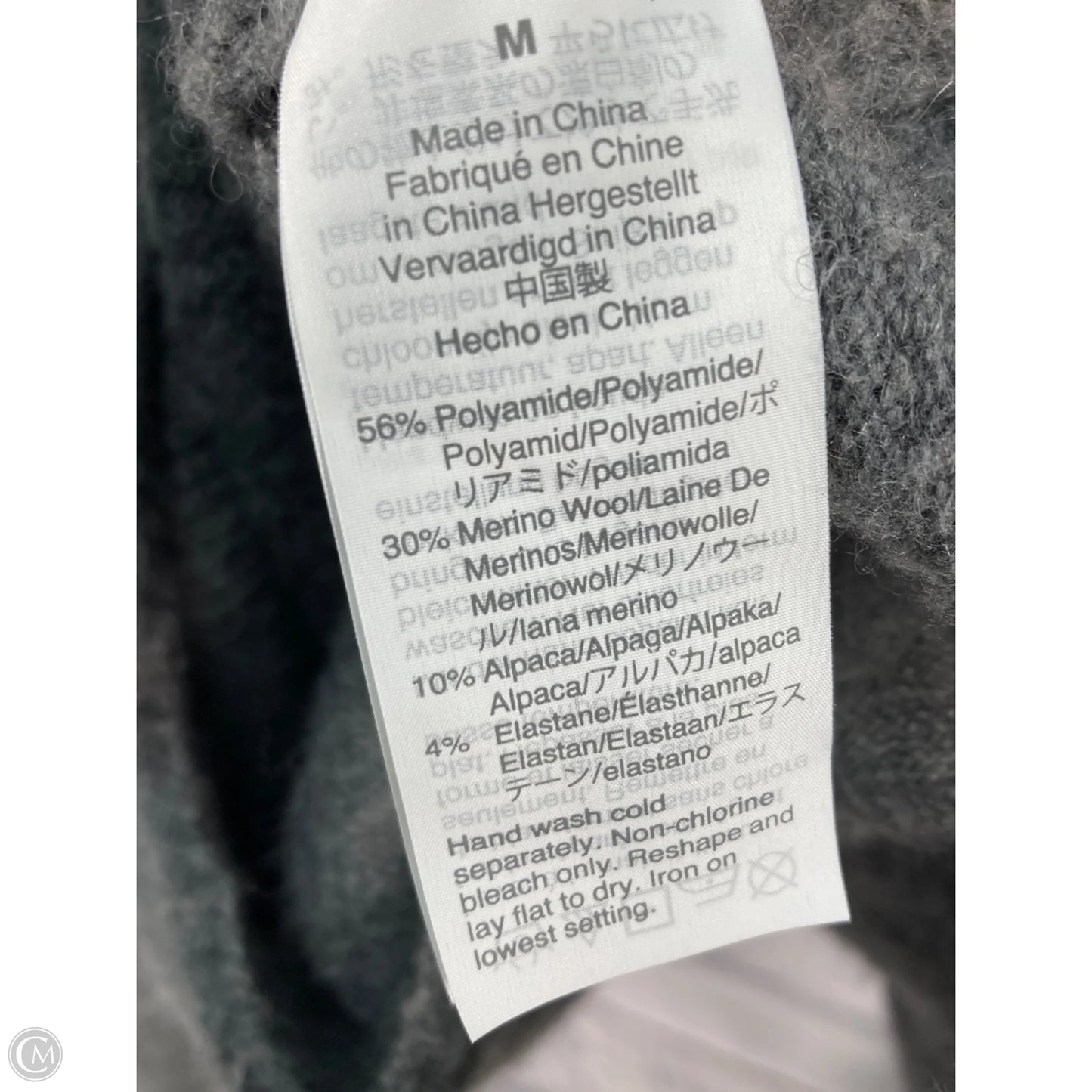 Sweater Cardigan Cashmere By Madewell In Grey, Size: M