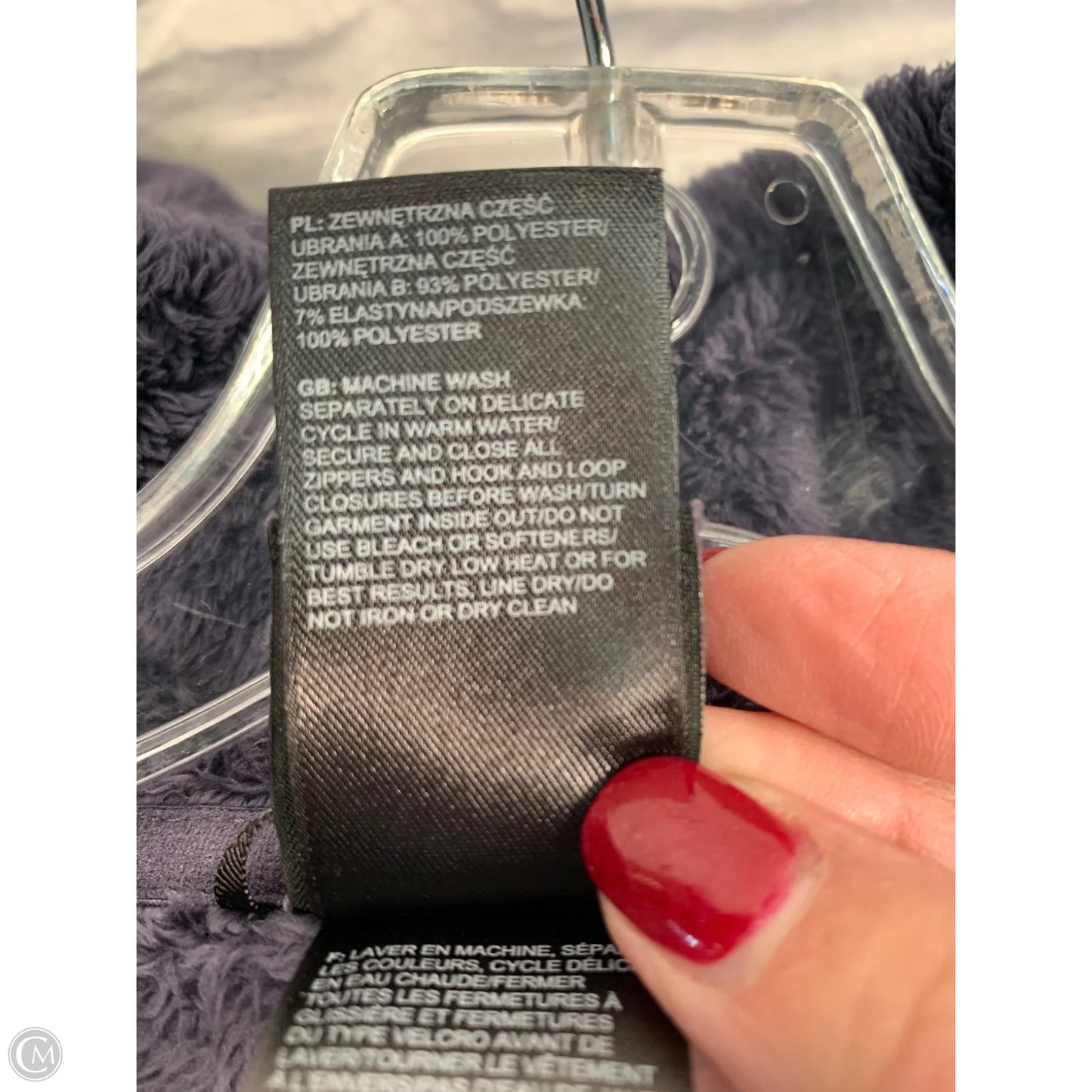 Jacket Faux Fur & Sherpa By The North Face In Navy, Size: L