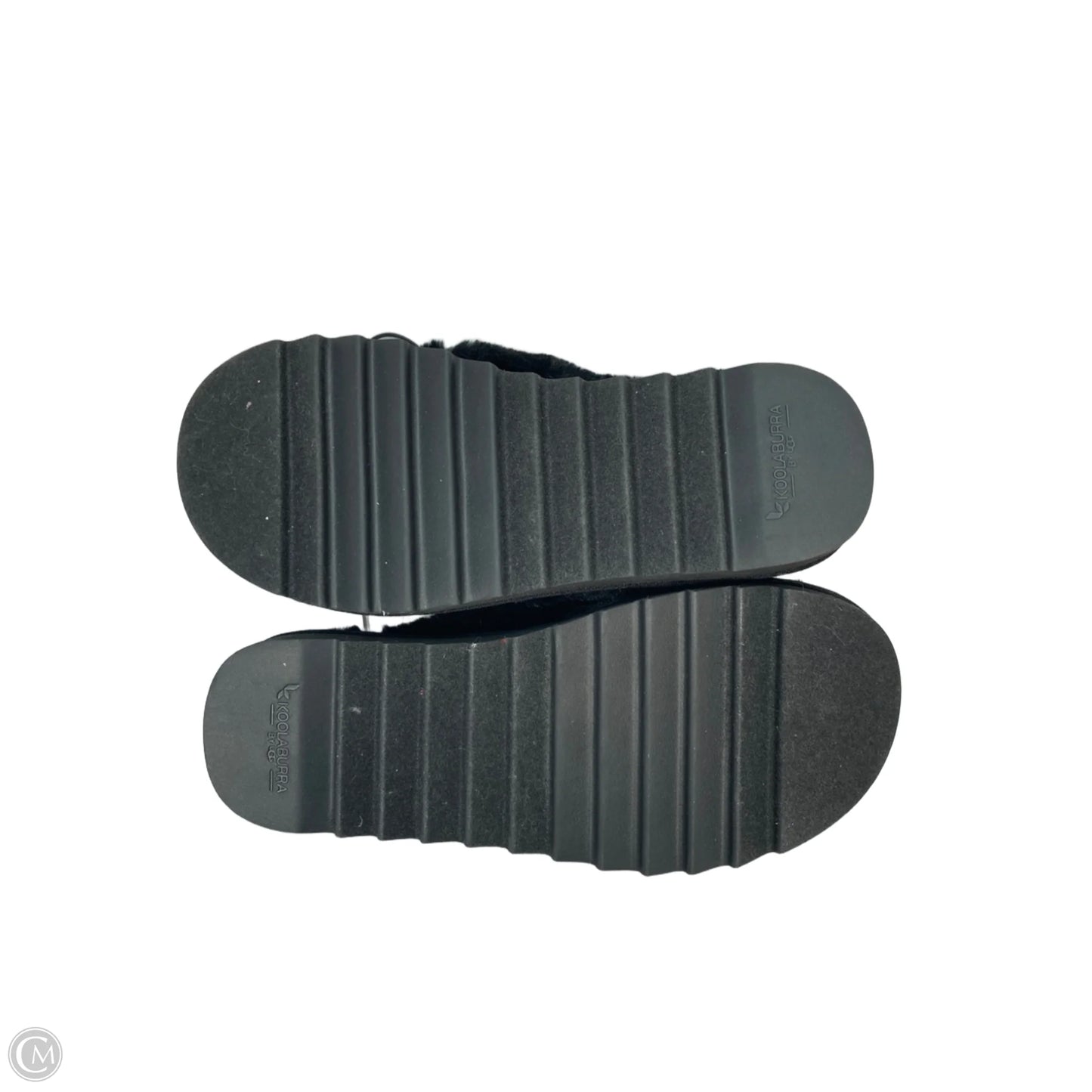 Sandals Heels Platform By Koolaburra By Ugg In Black, Size: 7