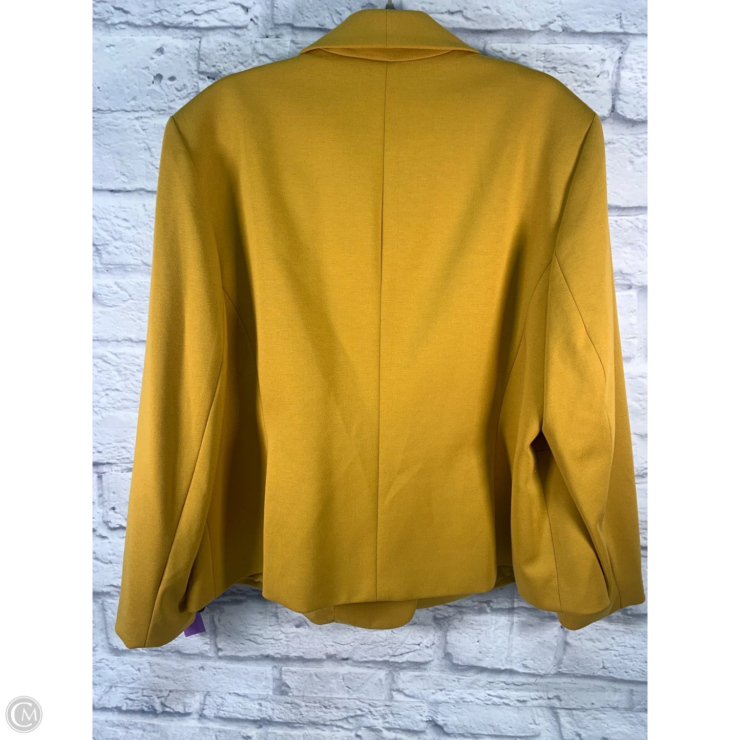 Blazer By Kasper In Yellow, Size: 2x