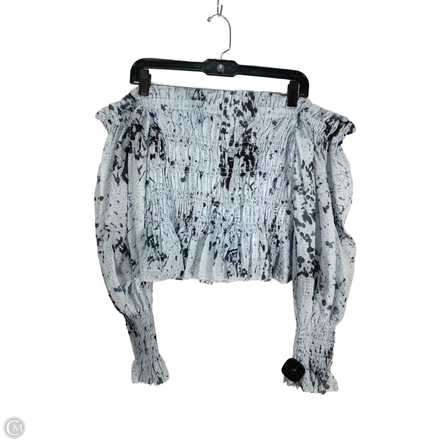 Blouse Designer By All Saints In Tie Dye Print, Size: M