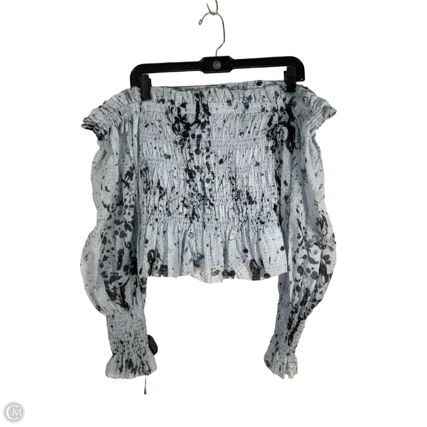 Blouse Designer By All Saints In Tie Dye Print, Size: M