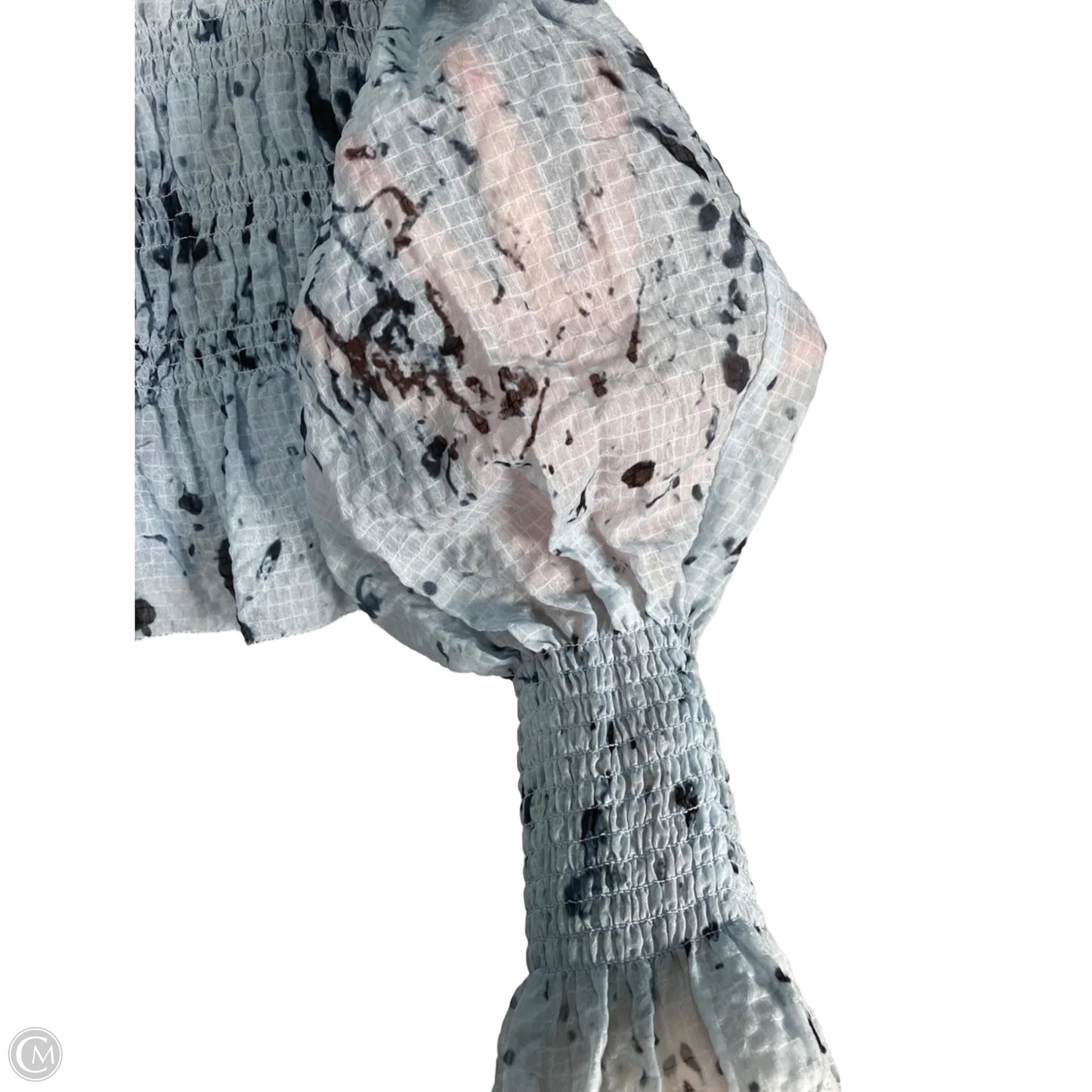 Blouse Designer By All Saints In Tie Dye Print, Size: M