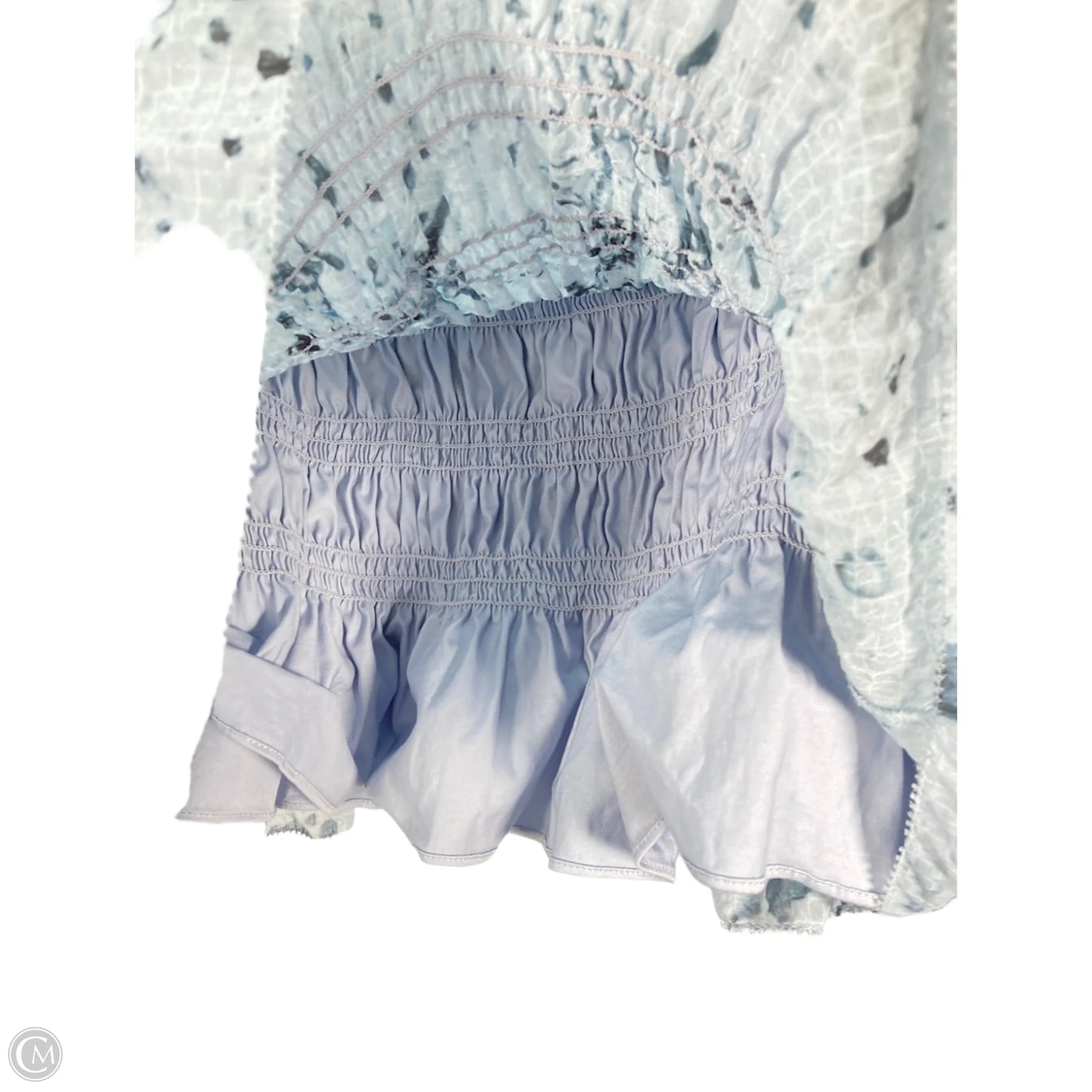 Blouse Designer By All Saints In Tie Dye Print, Size: M