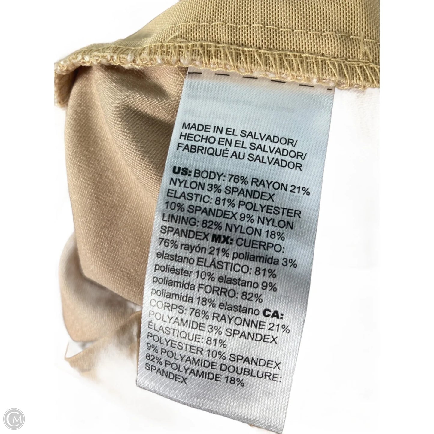 Pants Cropped By Chicos In Tan, Size: 16