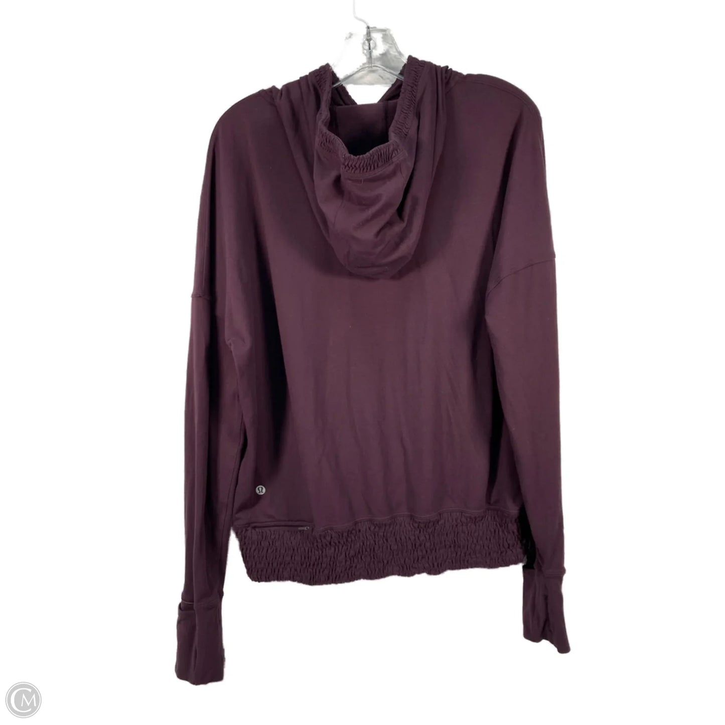 Athletic Jacket By Lululemon In Purple, Size: M