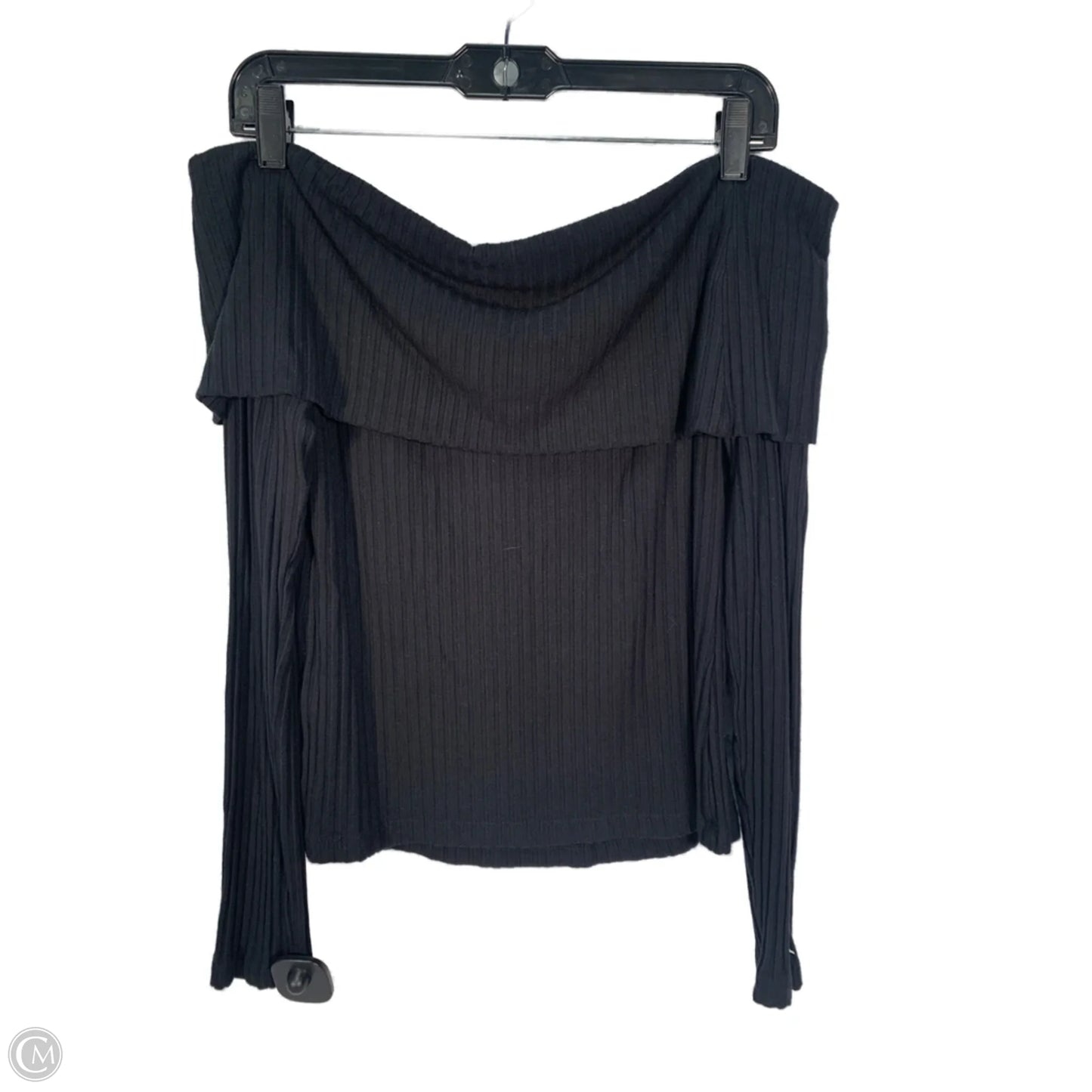 Blouse Long Sleeve By Anthropologie In Black, Size: S