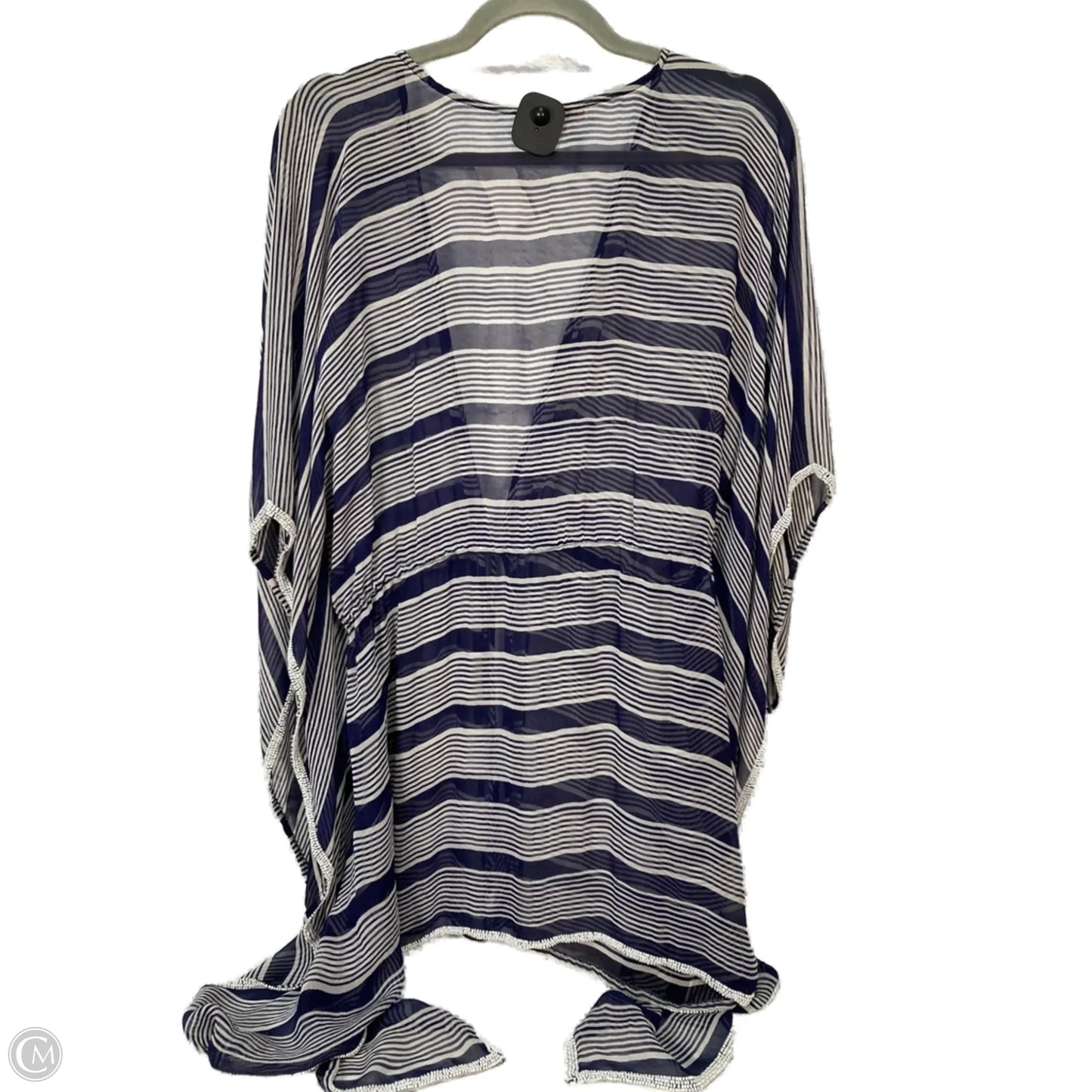Kimono By Calypso St Barth In Blue & White, Size: Xs