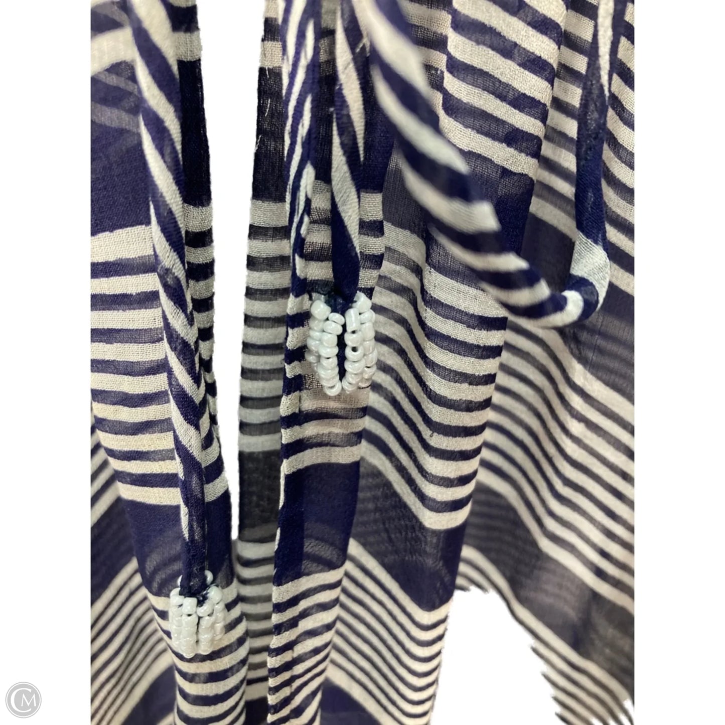 Kimono By Calypso St Barth In Blue & White, Size: Xs