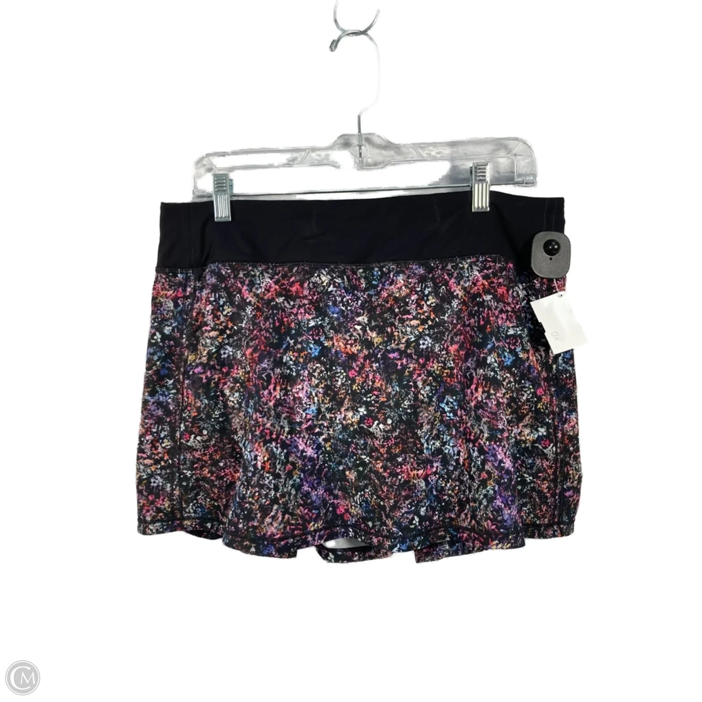 Athletic Skort By Lululemon In Black & Pink, Size: M