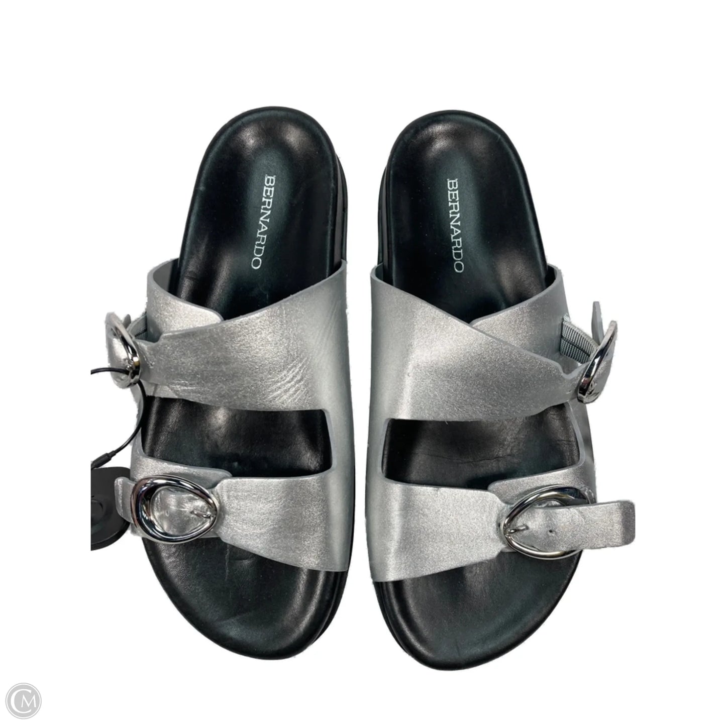 Sandals Flats By Bernardo In Silver 9.5