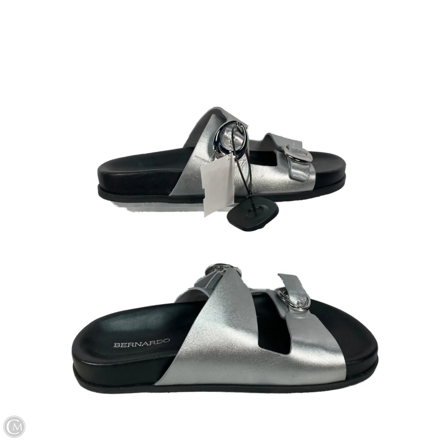 Sandals Flats By Bernardo In Silver 9.5