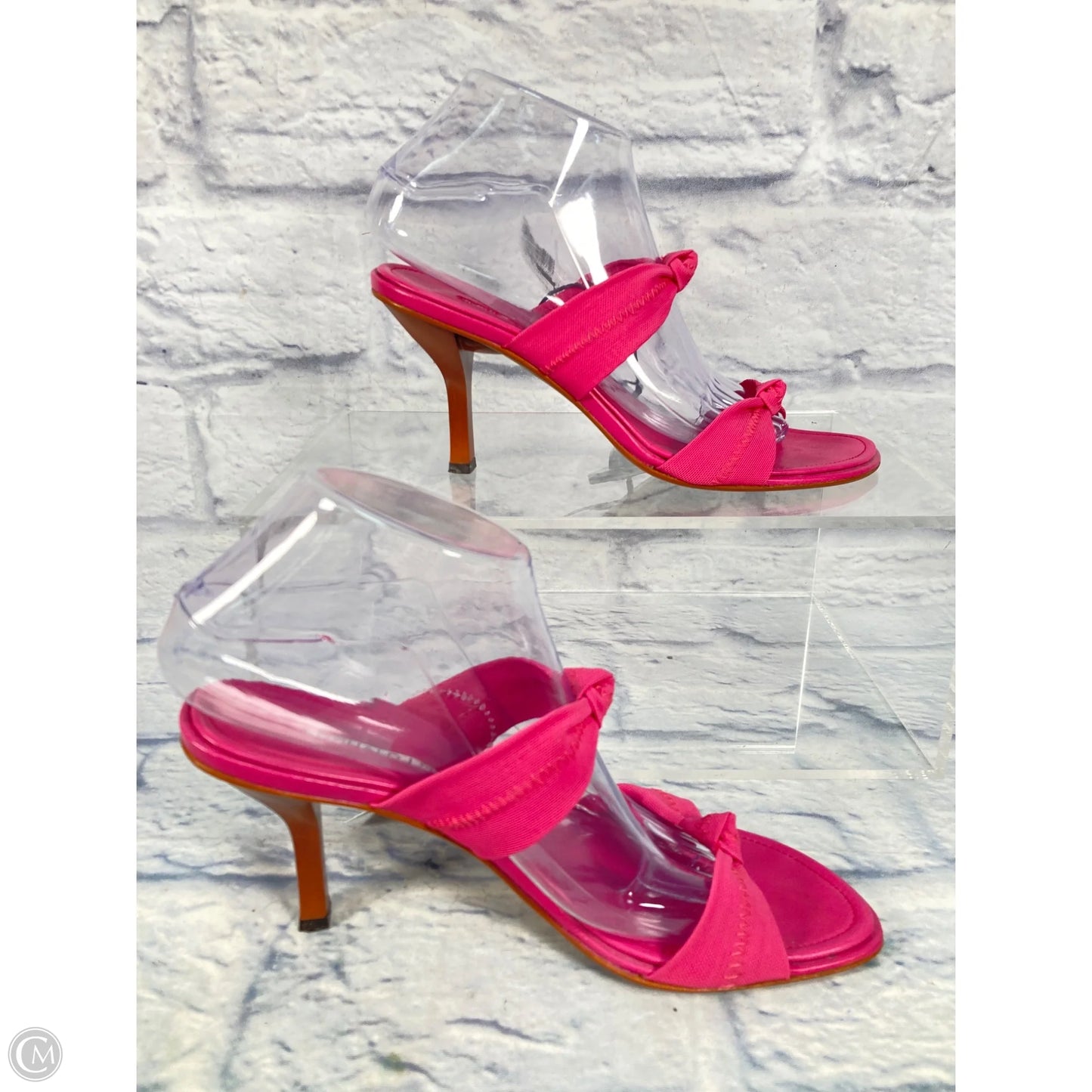 Sandals Heels Stiletto By Donald Pliner In Pink, Size: 8.5