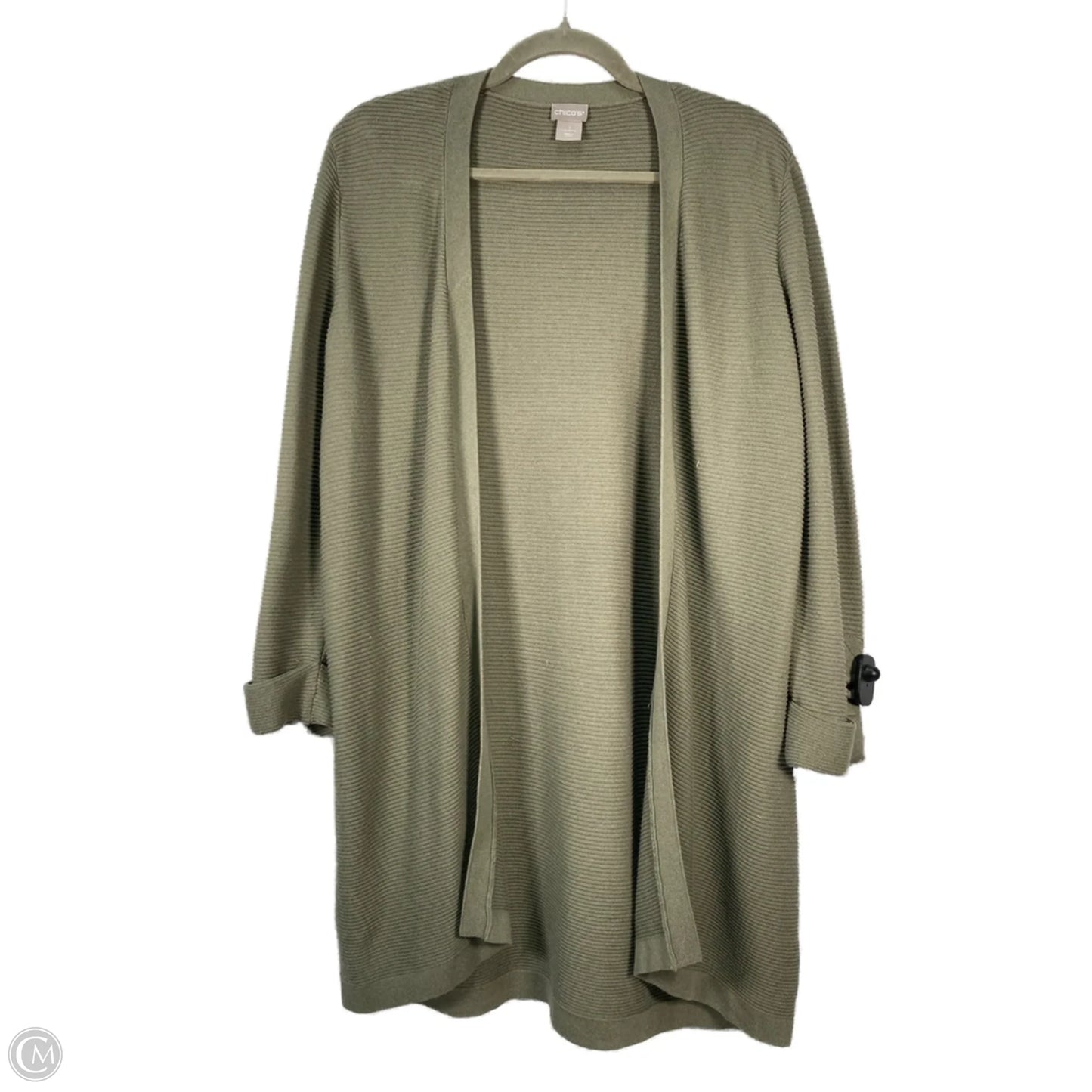 Cardigan By Chicos In Green, Size: M