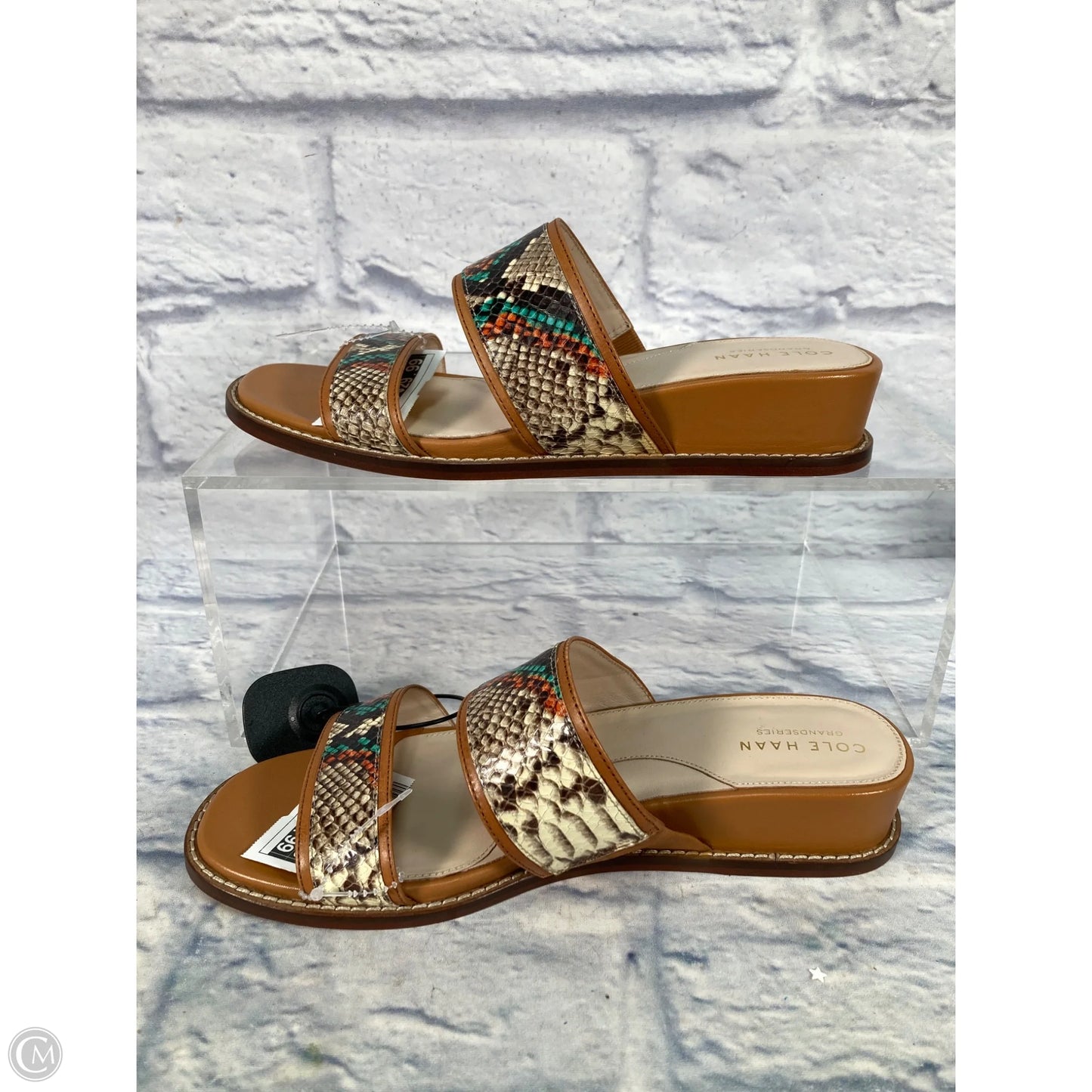 Sandals Flats By Cole-haan In Brown, Size: 8.5