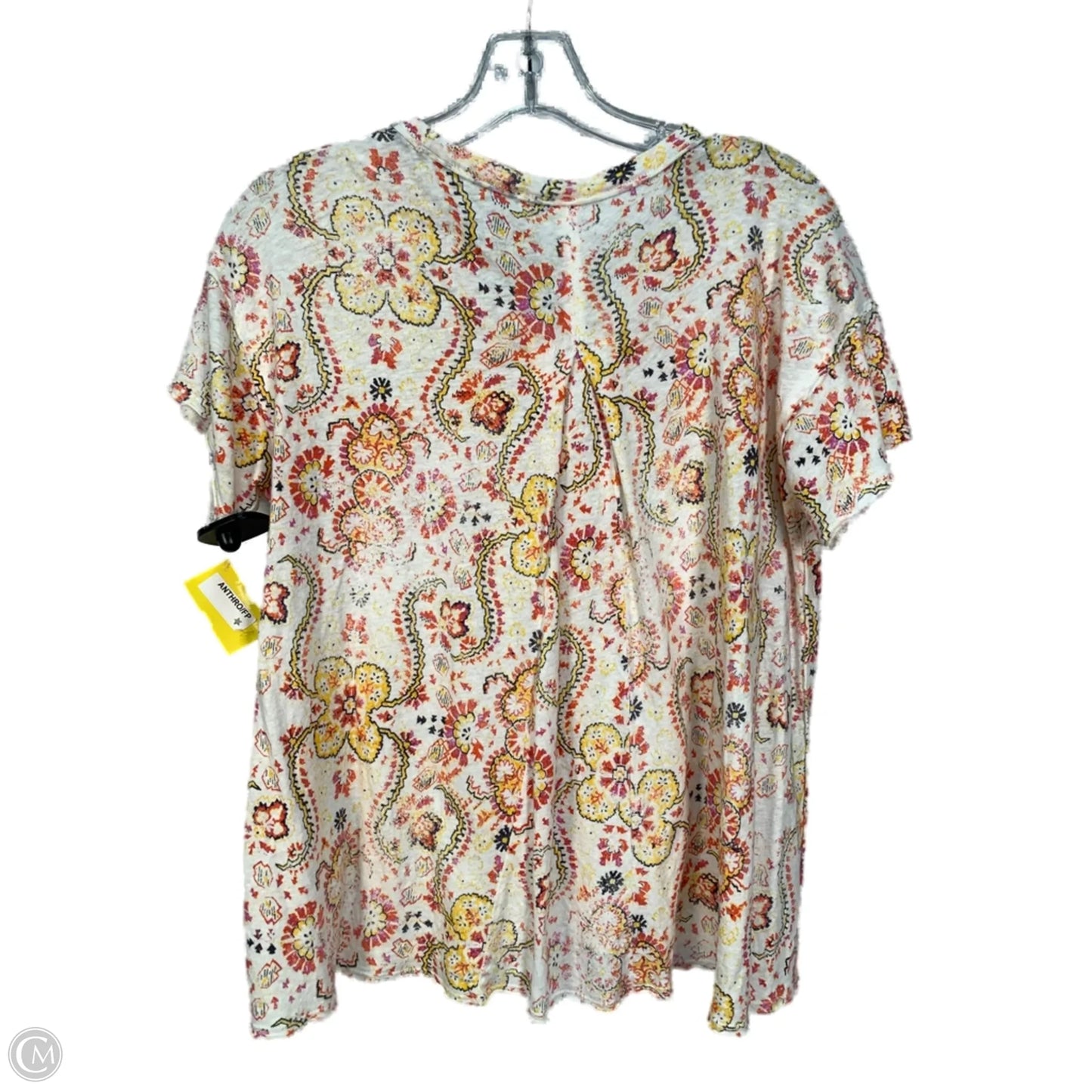 Top Short Sleeve By Pilcro In Red & White, Size: Xs