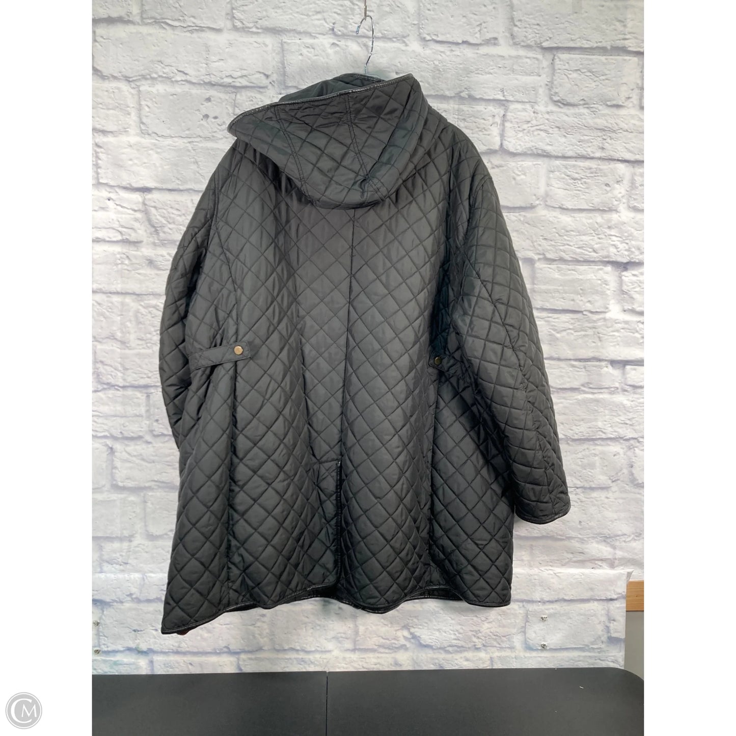 Coat Puffer & Quilted By Lauren By Ralph Lauren In Black, Size: Xl