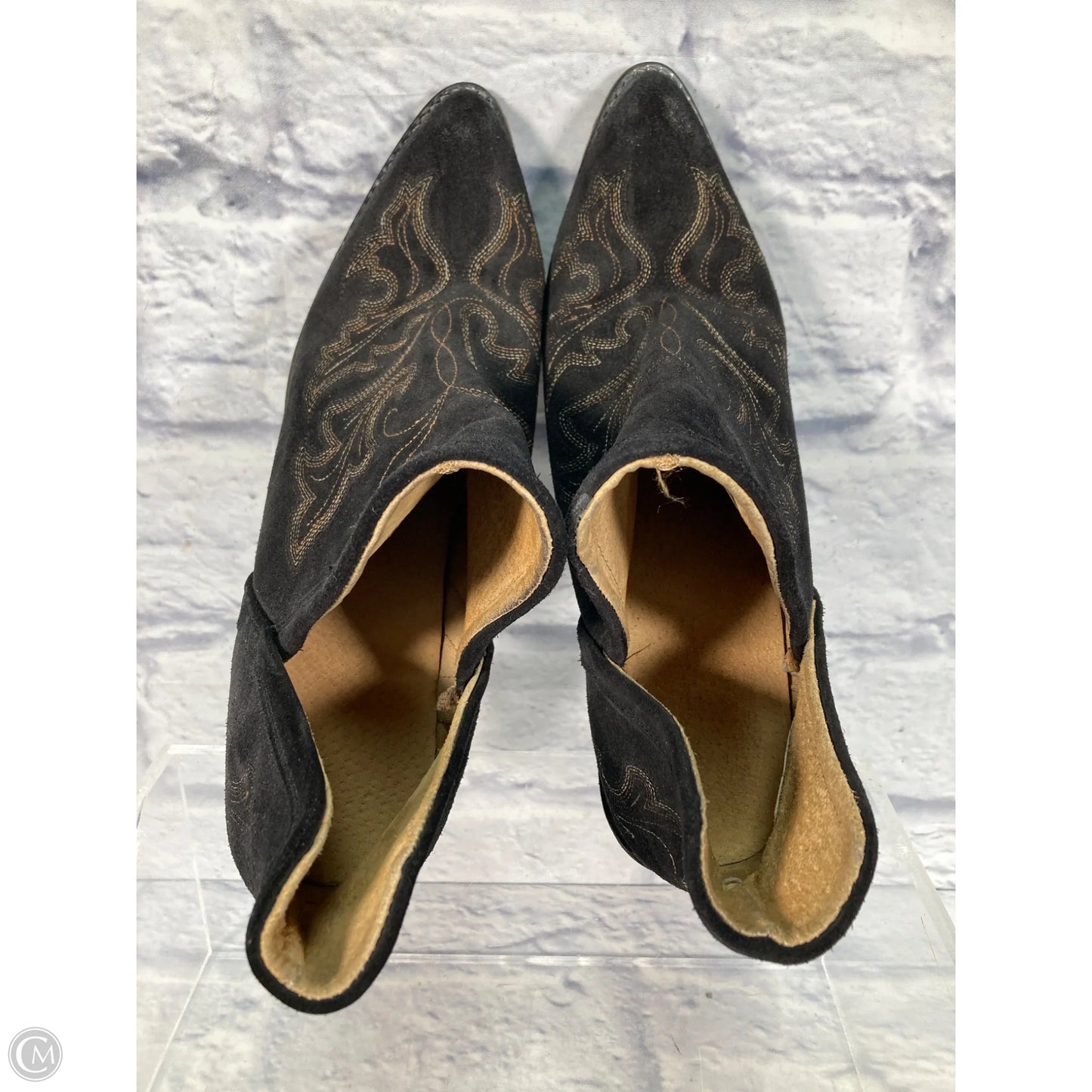 Boots Western By Clothes Mentor In Black & Brown, Size: 12