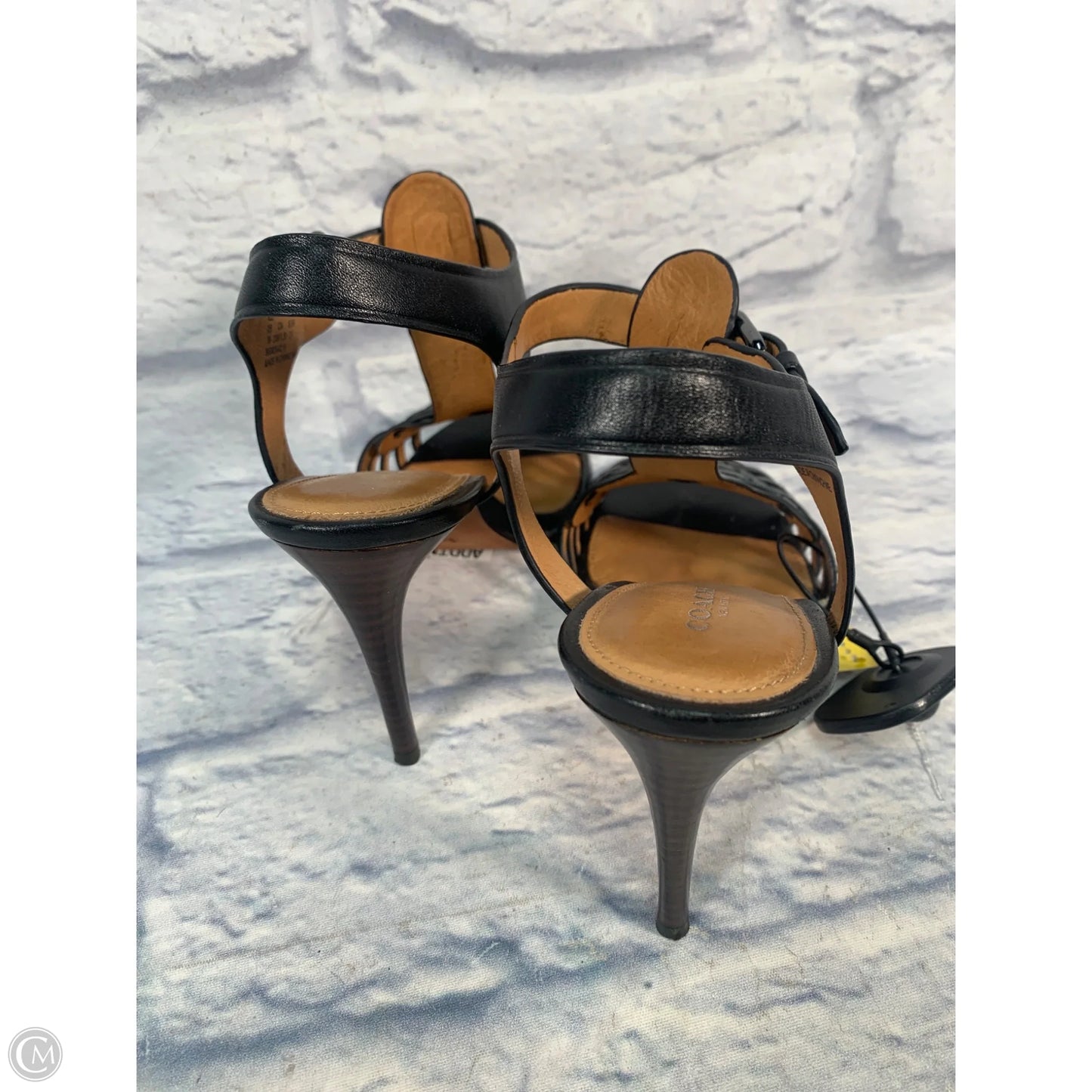 Shoes Designer By Coach In Black & Brown, Size: 7