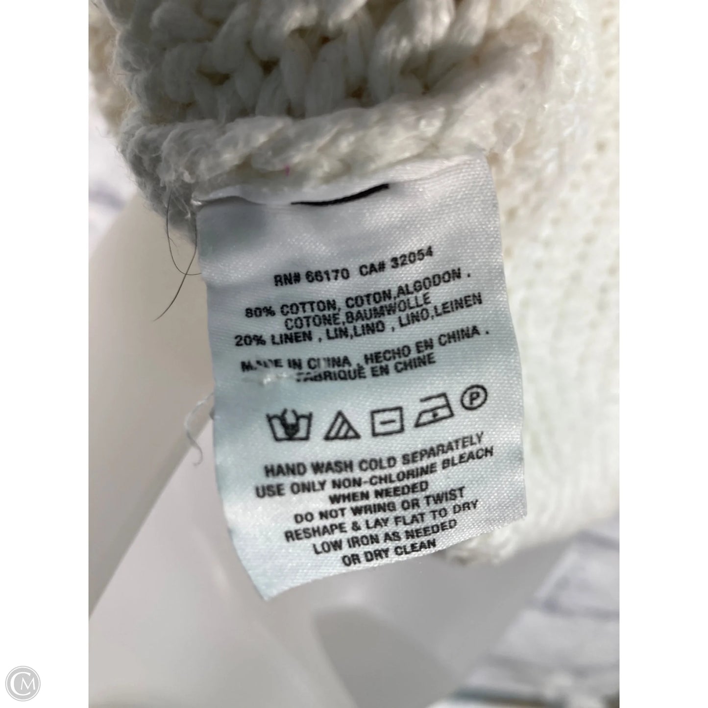 Vest Sweater By Moth In White, Size: Xs