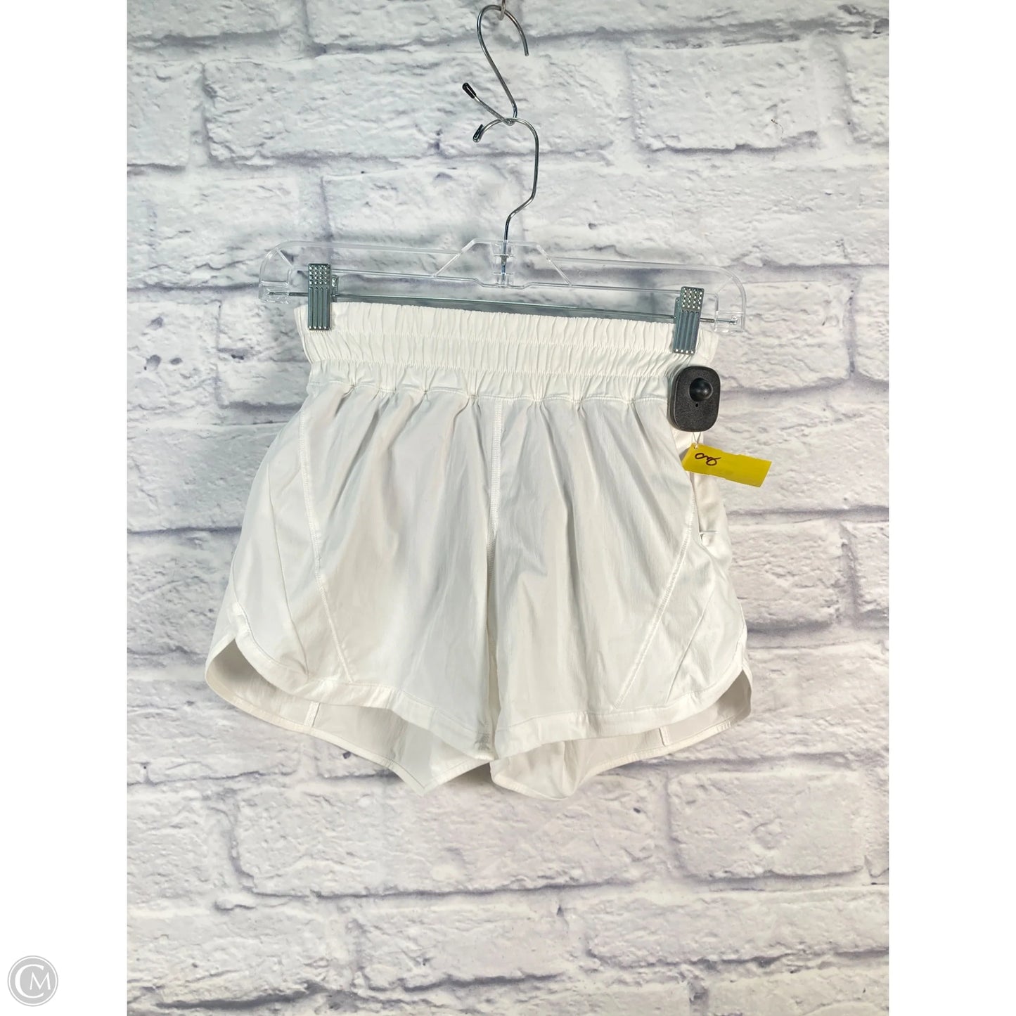 Athletic Shorts By Lululemon In White, Size: Xs