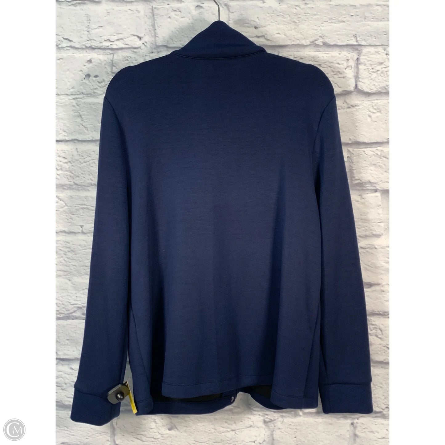 Jacket Other By Chicos In Blue & White, Size: L