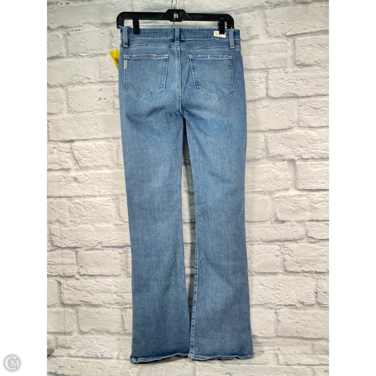 Jeans Boot Cut By Paige In Blue Denim, Size: 4