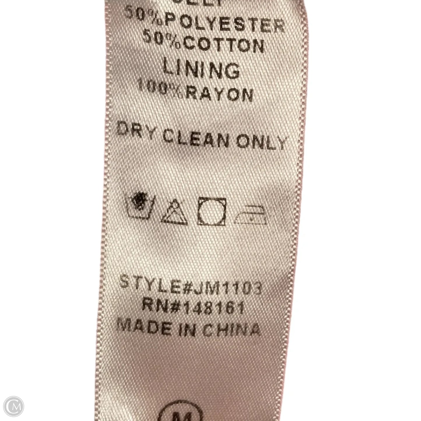 Romper By Clothes Mentor In Purple & White, Size: S