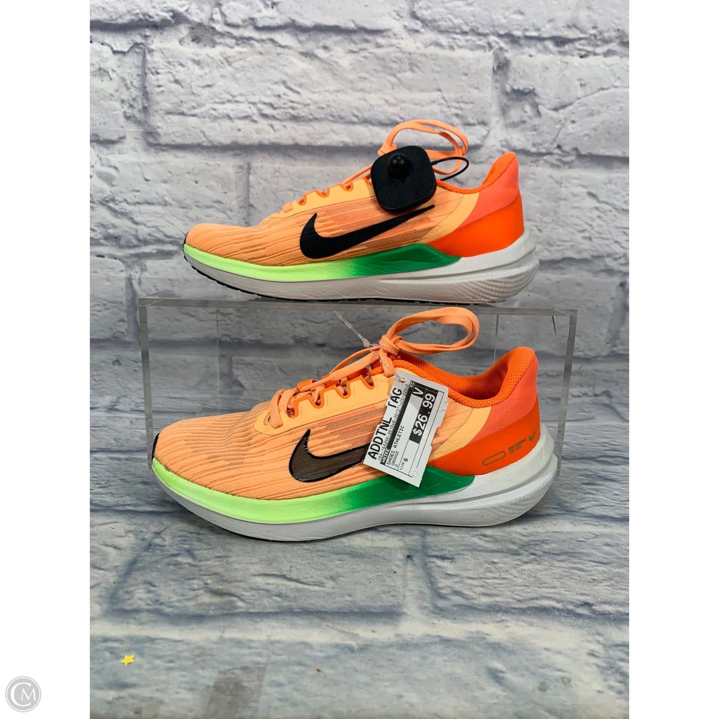 Shoes Athletic By Nike In Orange, Size: 6