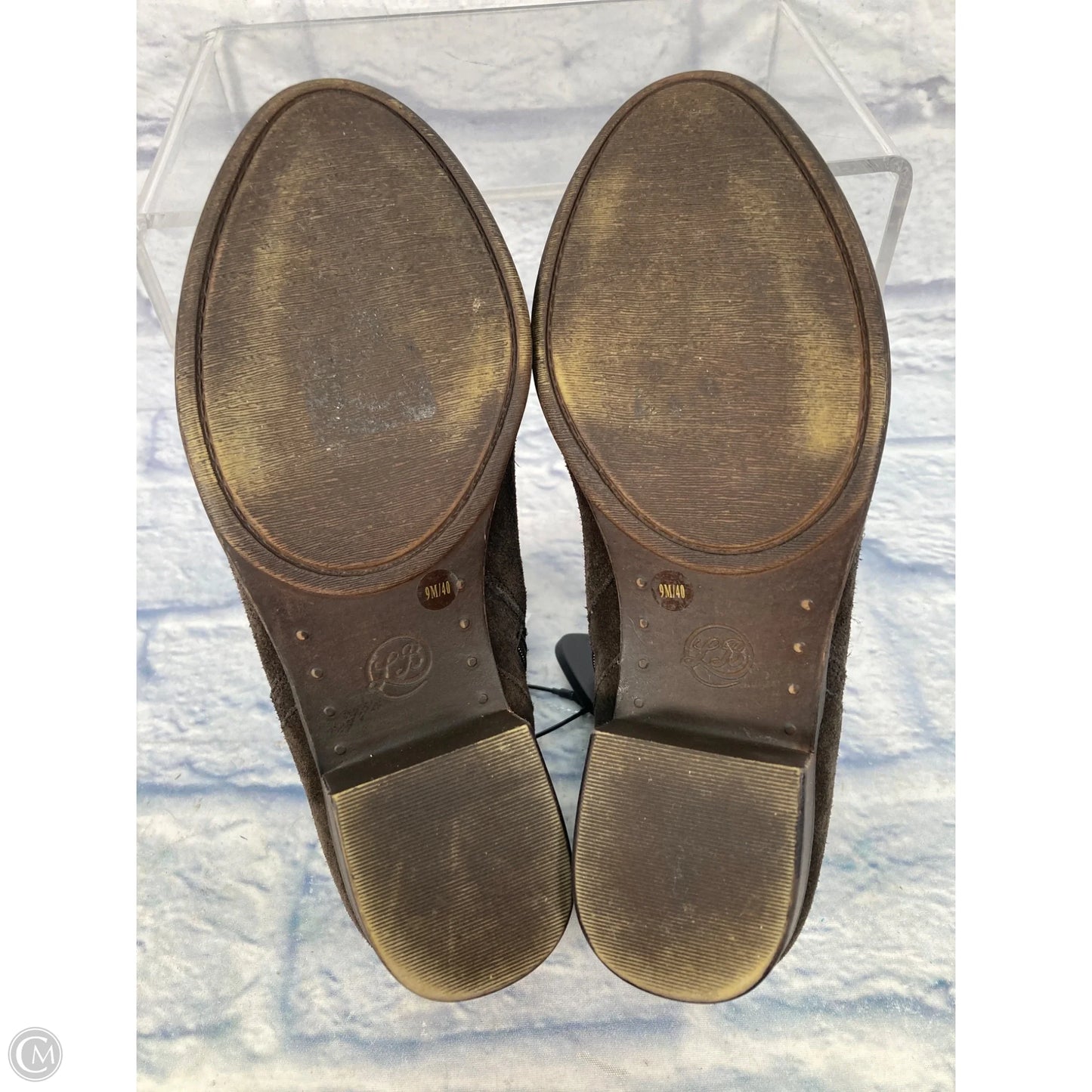 Boots Ankle Heels By Lucky Brand In Brown, Size: 9