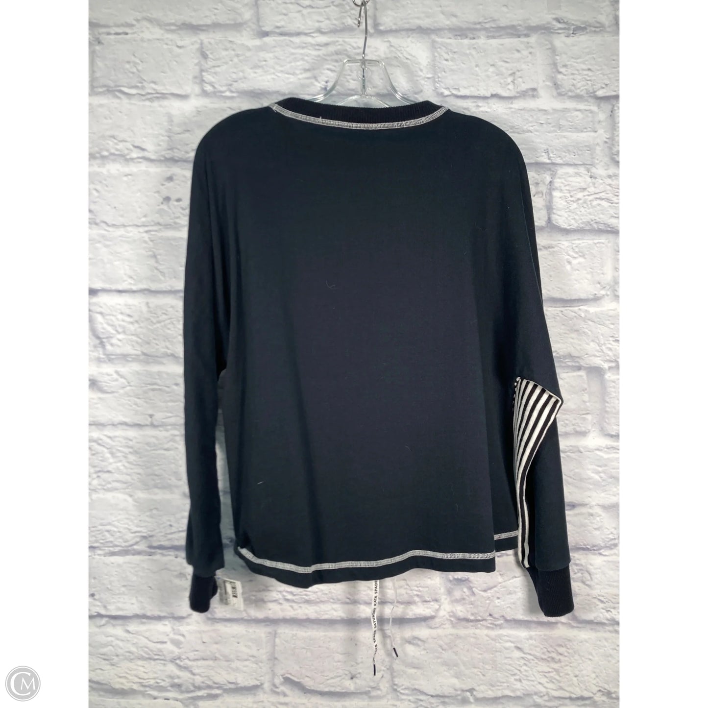 Top Long Sleeve Designer By Kate Spade In Striped Pattern, Size: L