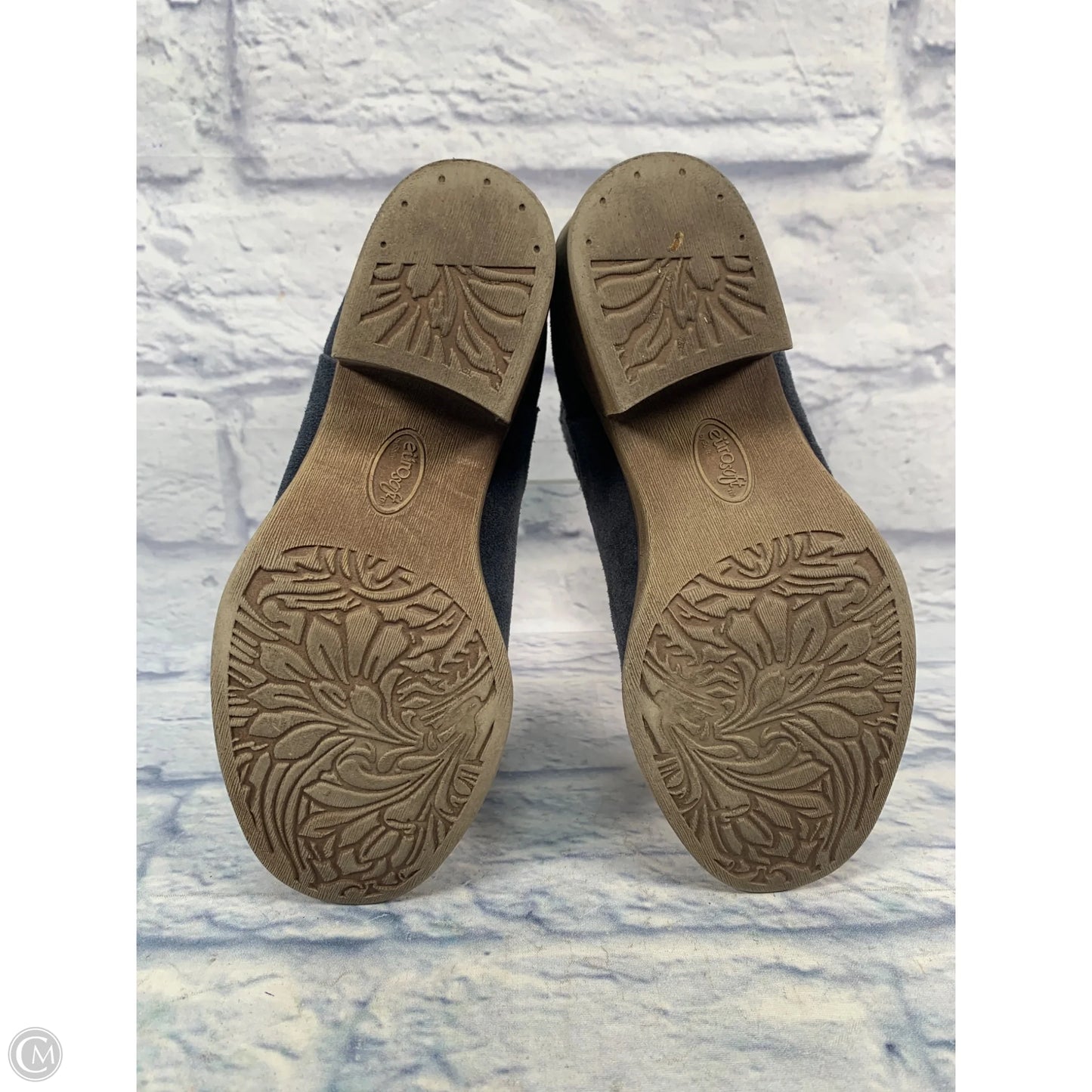 Boots Ankle Heels By Sofft In Blue, Size: 6.5