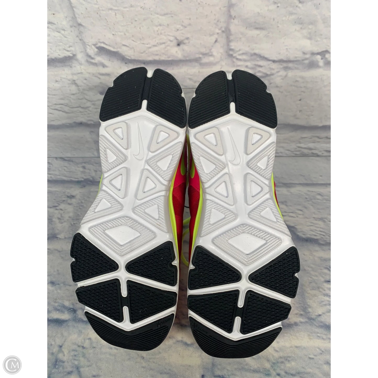 Shoes Athletic By Nike In Green & Pink, Size: 7