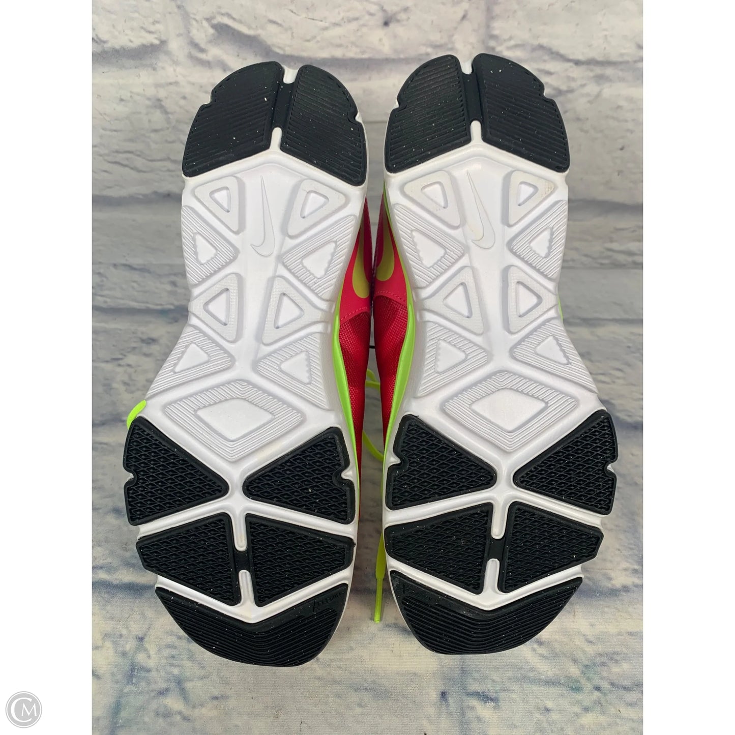 Shoes Athletic By Nike In Green & Pink, Size: 7