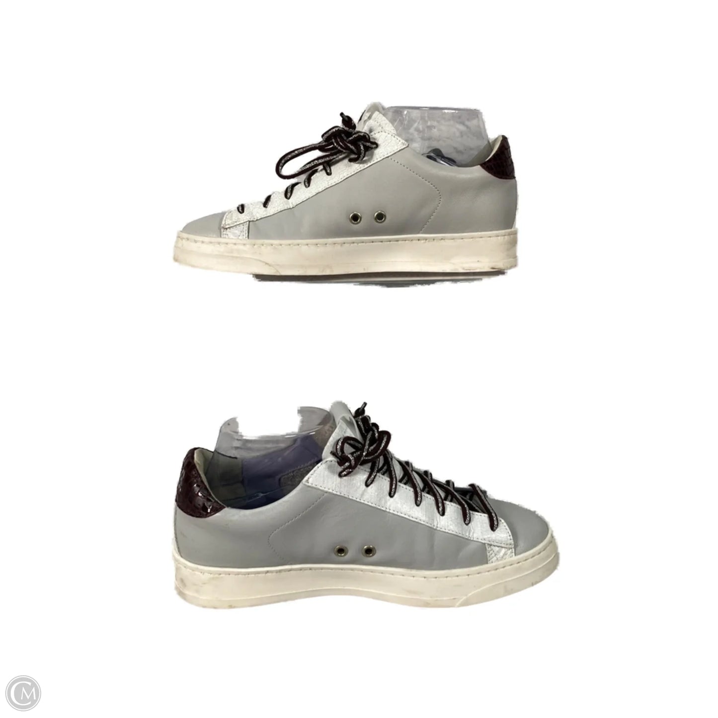 Shoes Sneakers By P448 In Grey & White, Size: 7.5