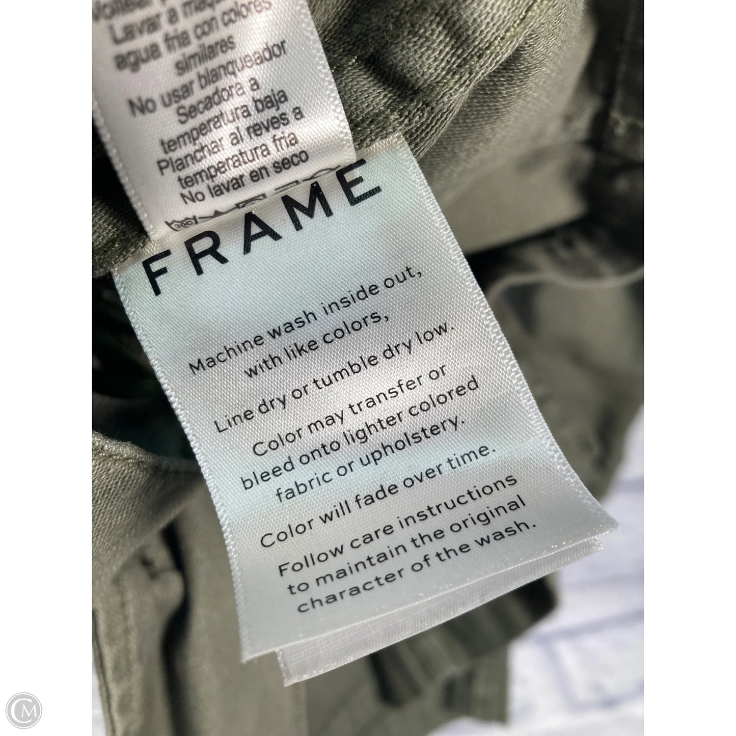 Jacket Utility By Frame In Green, Size: Xs