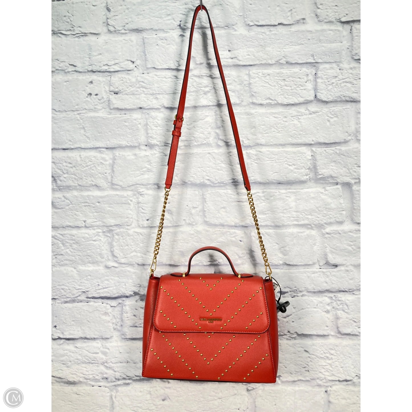 Handbag Designer By Karl Lagerfeld, Size: Medium