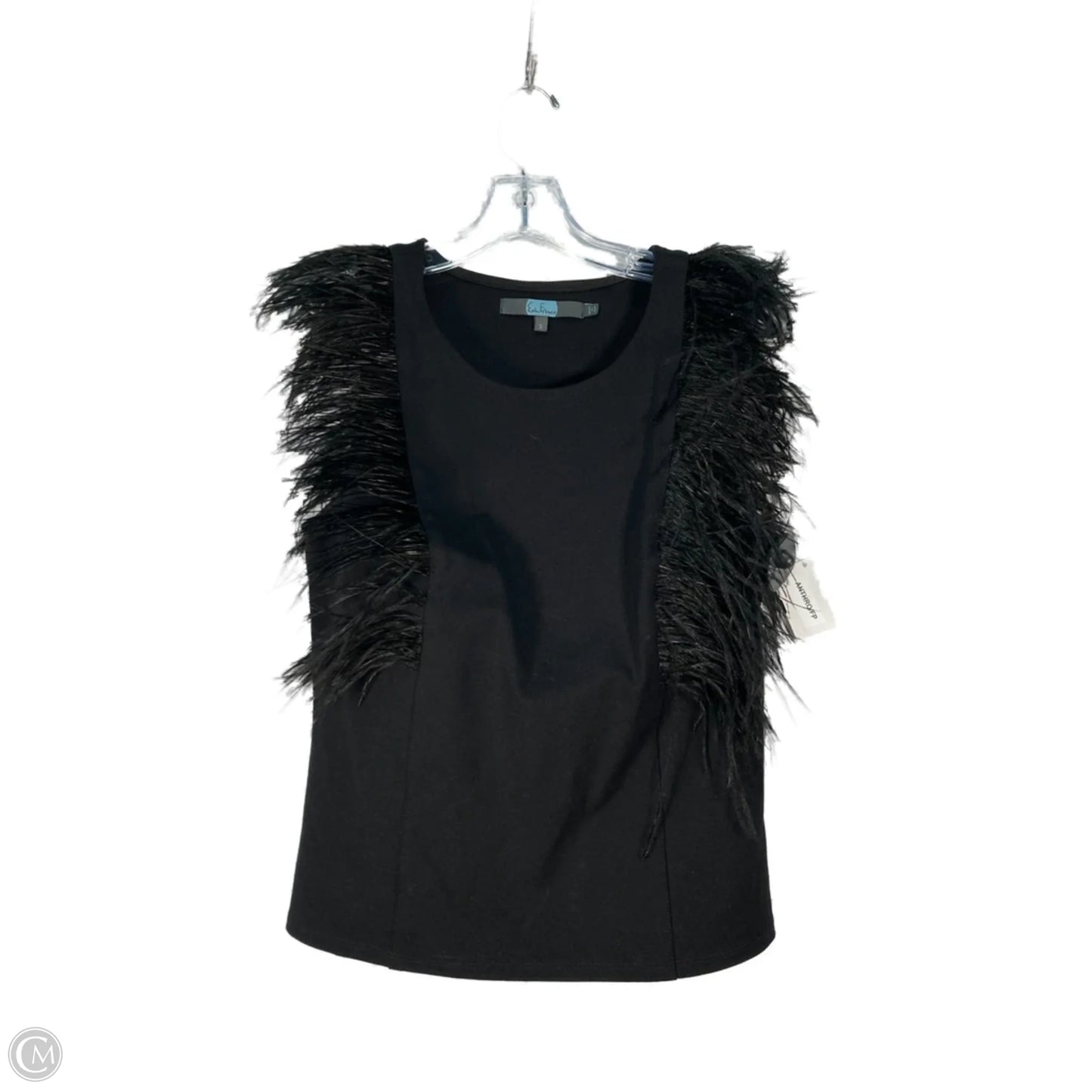 Top Sleeveless By Eva Franco In Black, Size: S
