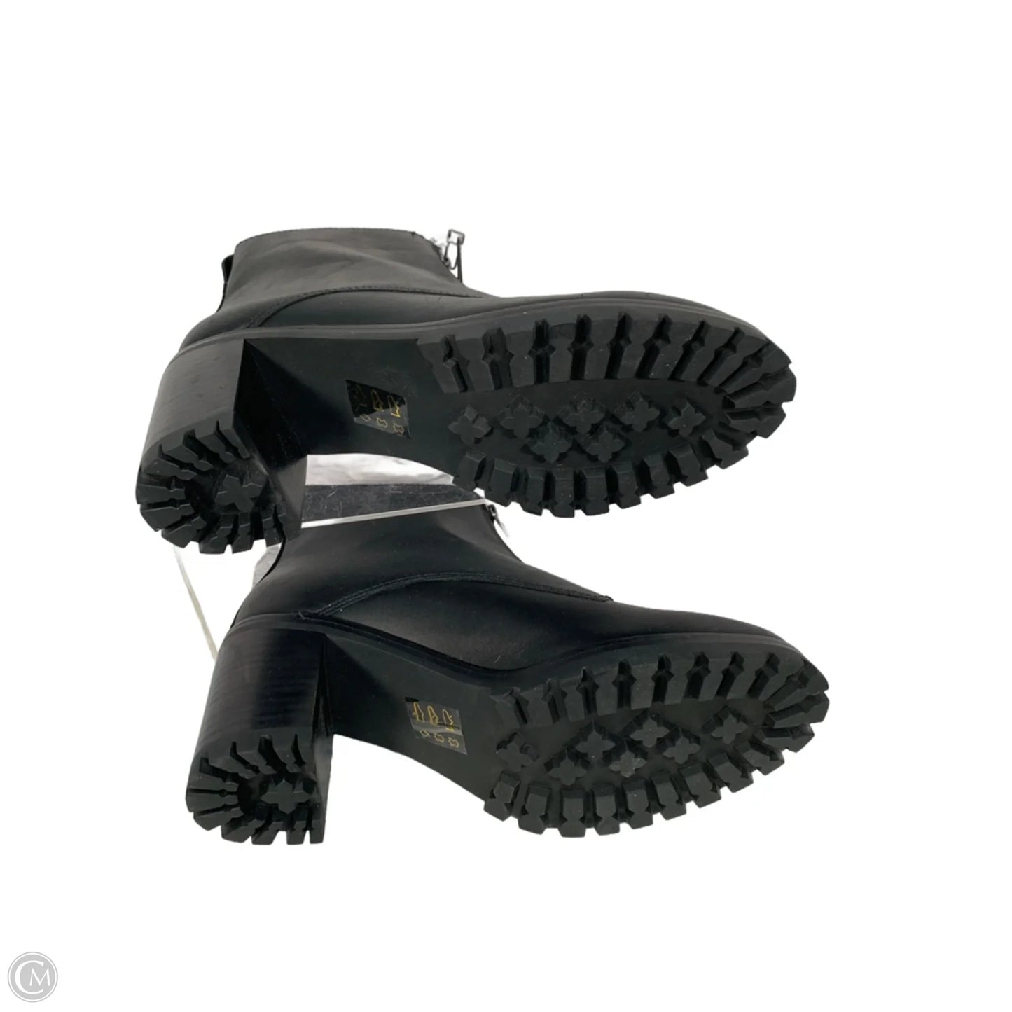 Boots Leather By Madewell In Black, Size: 8.5