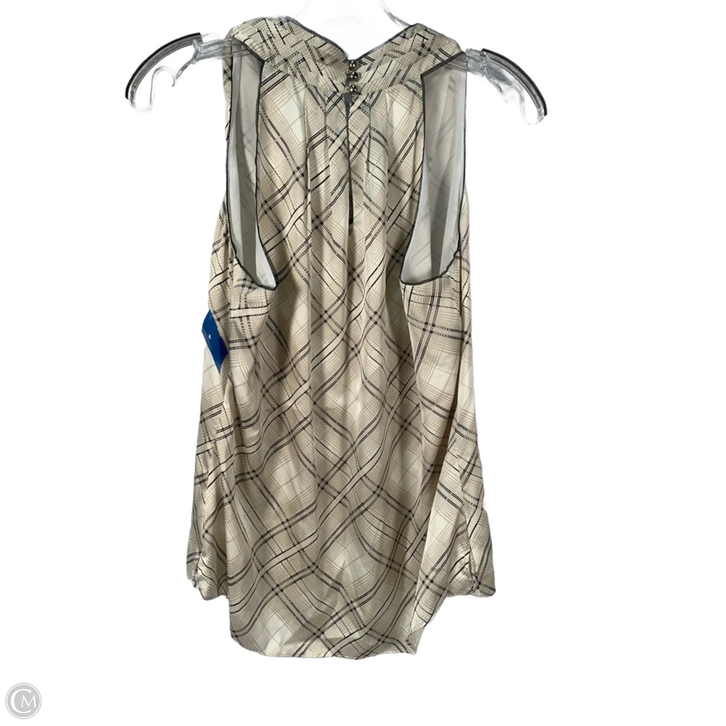 Blouse Sleeveless By White House Black Market In Black & Brown, Size: S