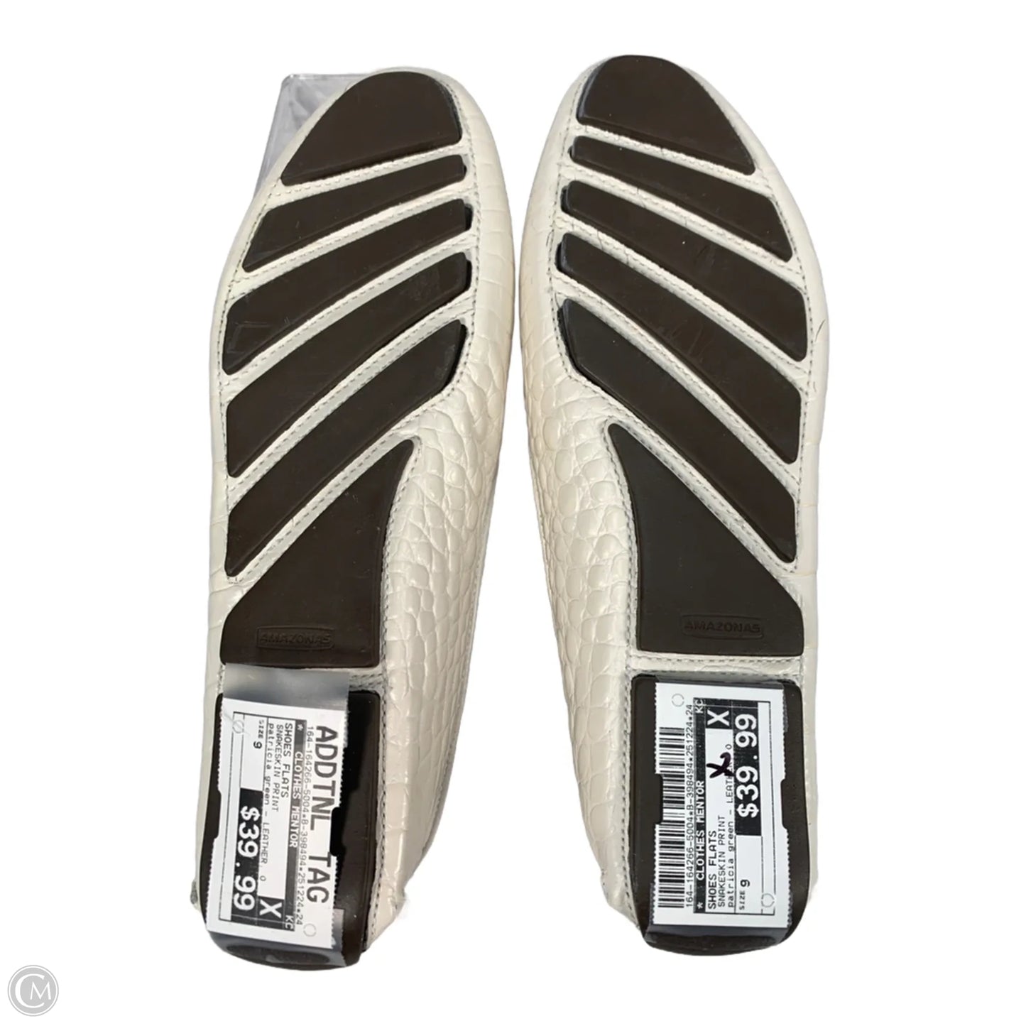 Shoes Flats By Clothes Mentor In Snakeskin Print, Size: 9