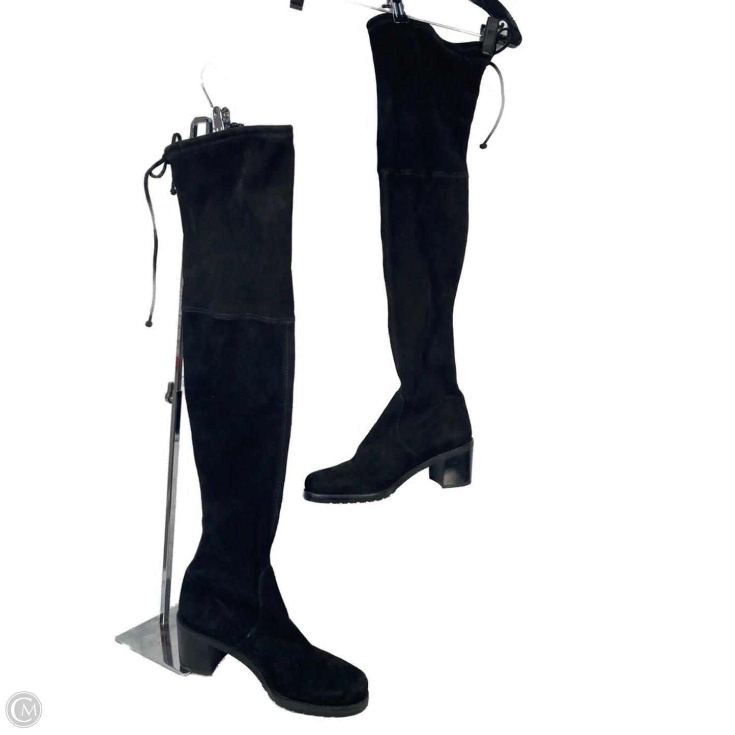 Shoes Designer By Stuart Weitzman In Black, Size: 8.5