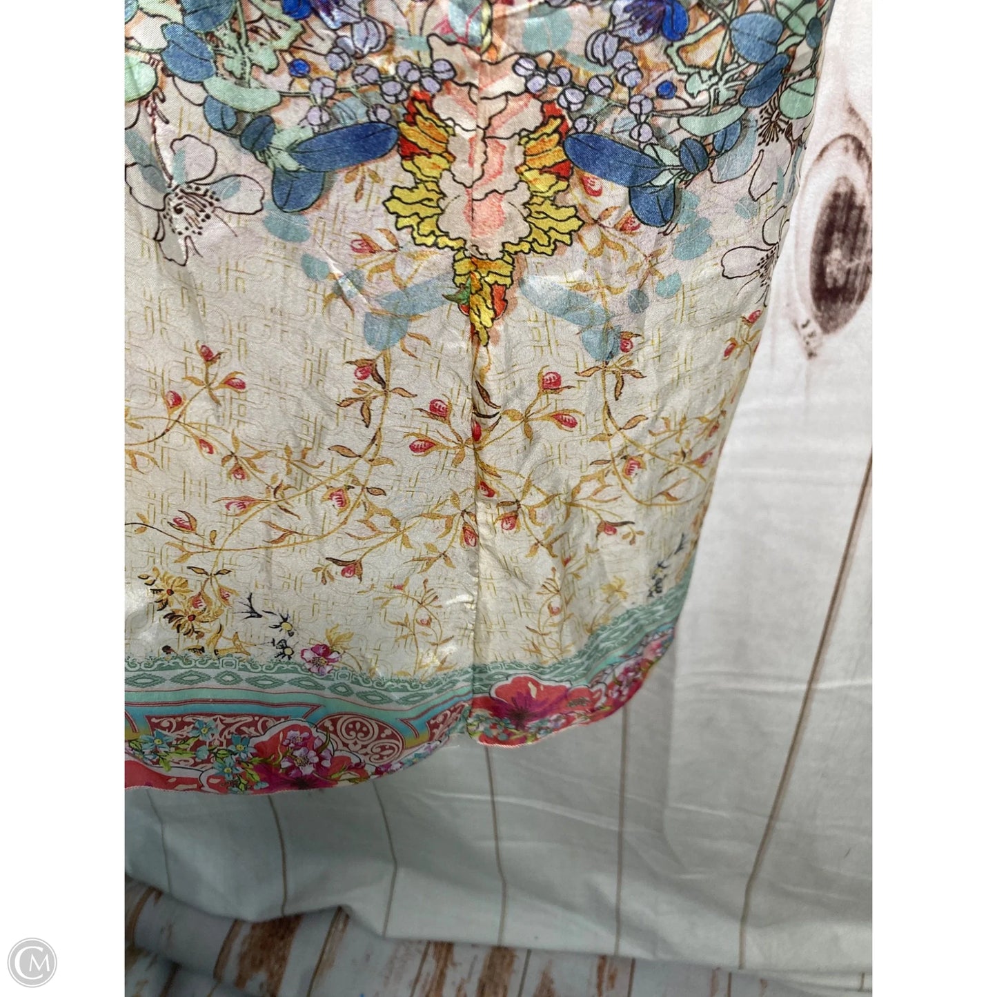 Skirt Maxi By Johnny Was In Floral Print, Size: 16