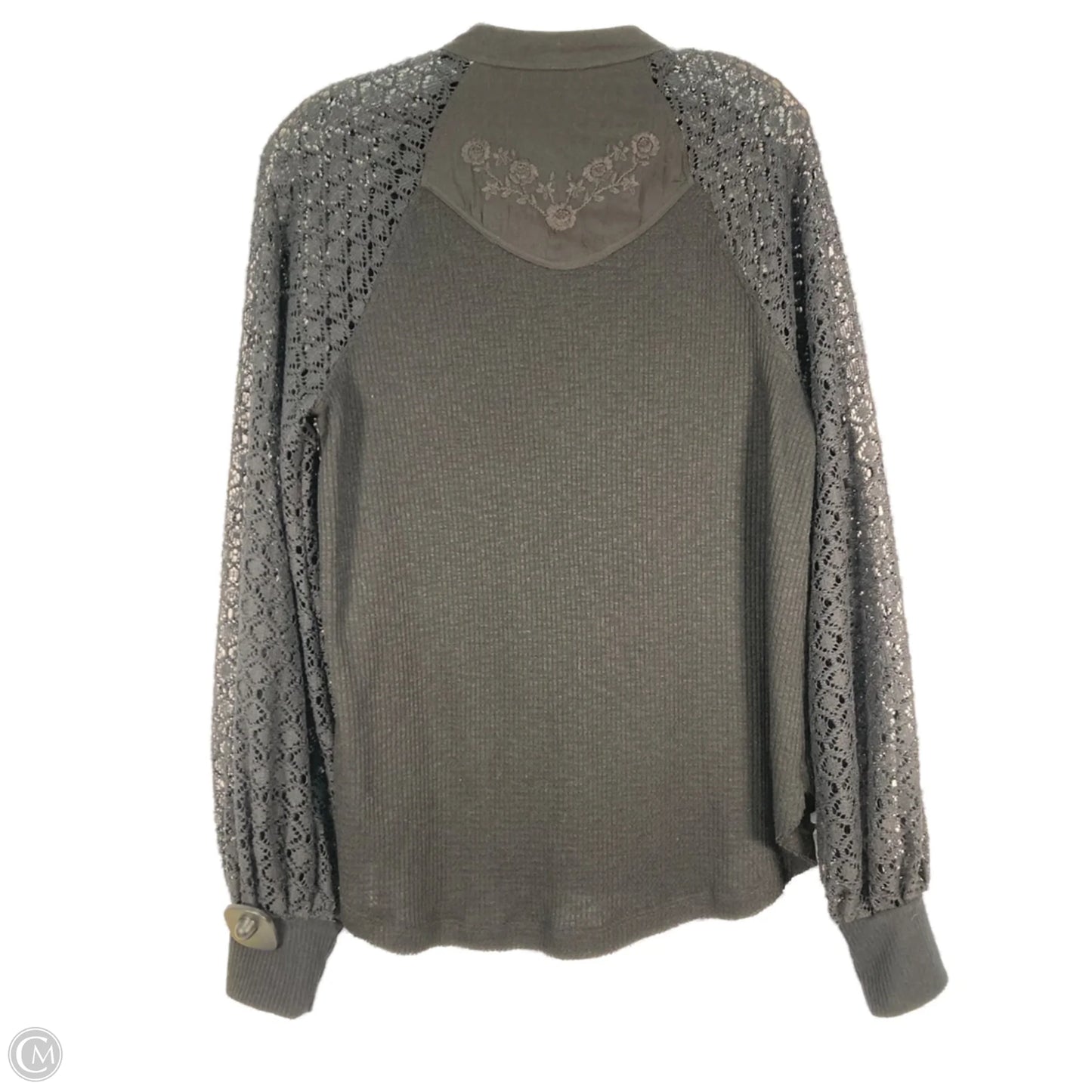 Top Long Sleeve By Free People In Black, Size: M